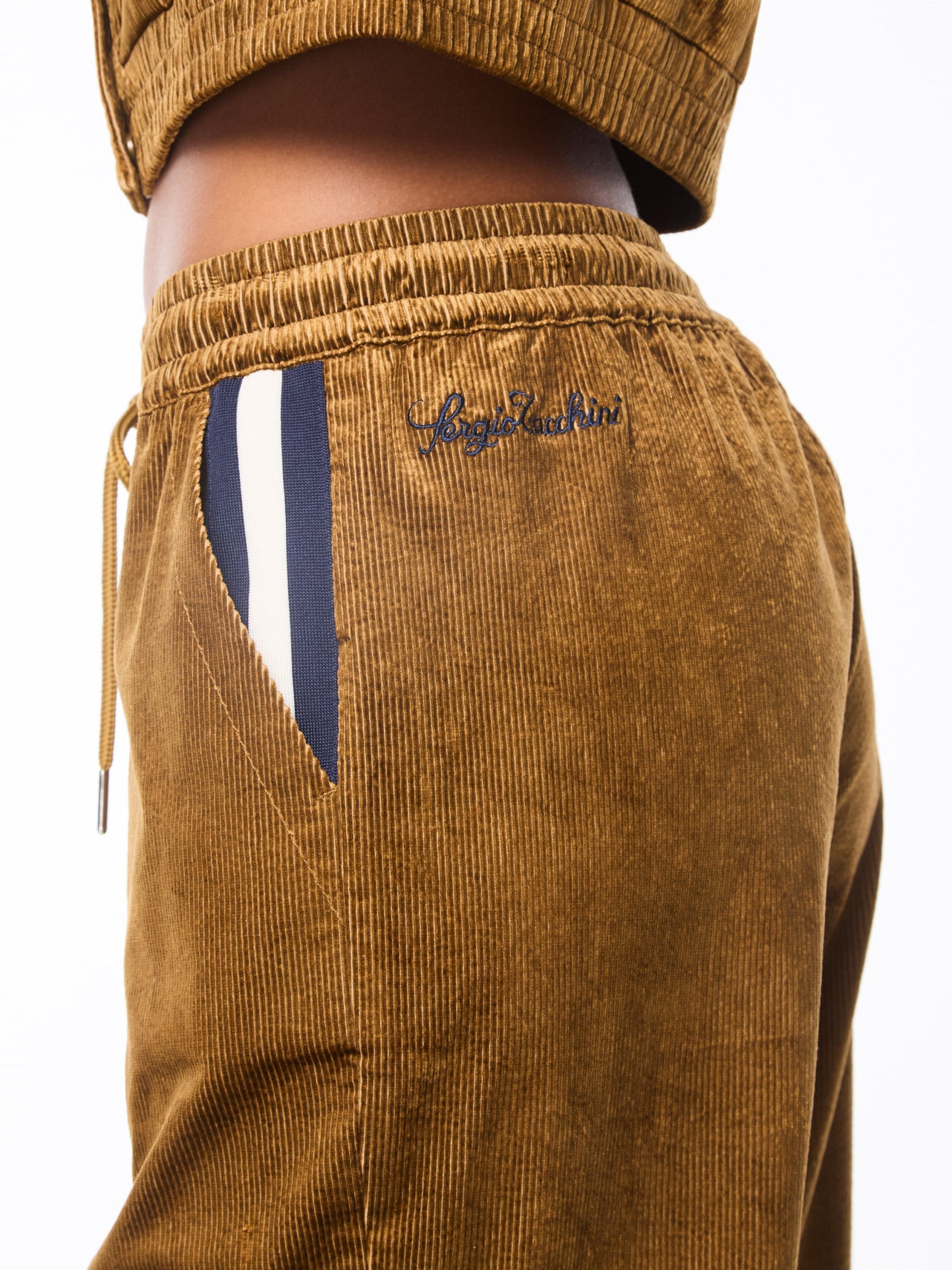 Women's Cordurato Track Pant- Bronze Brown - Image 7