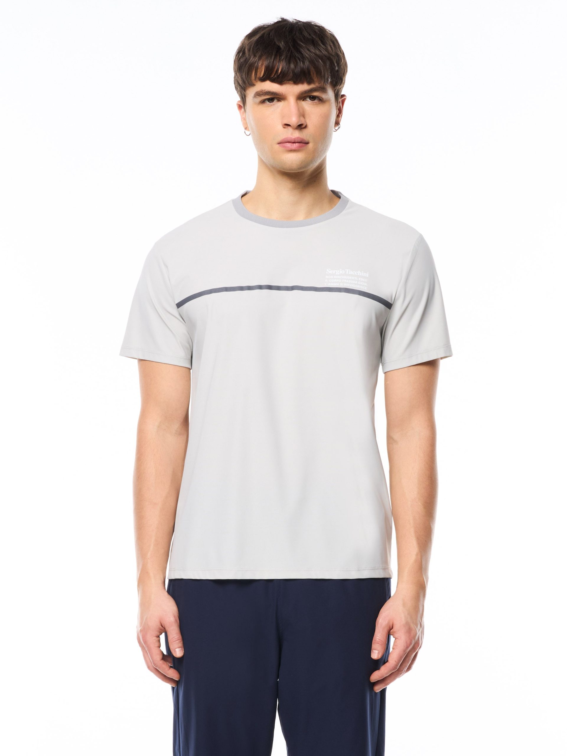 Campo Court T-Shirt- Quiet Grey