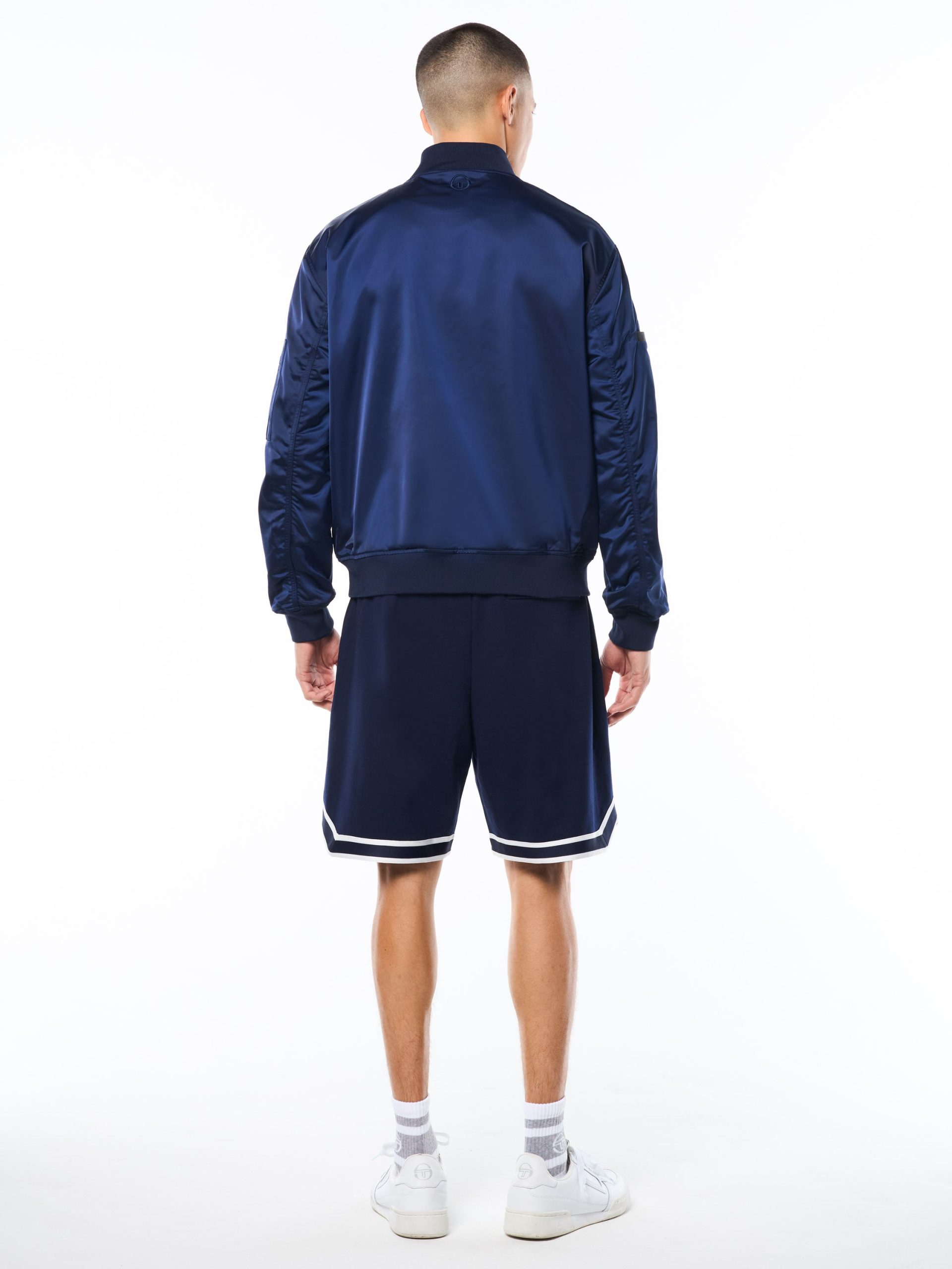 Piano Bomber Jacket-Maritime Blue - Image 5