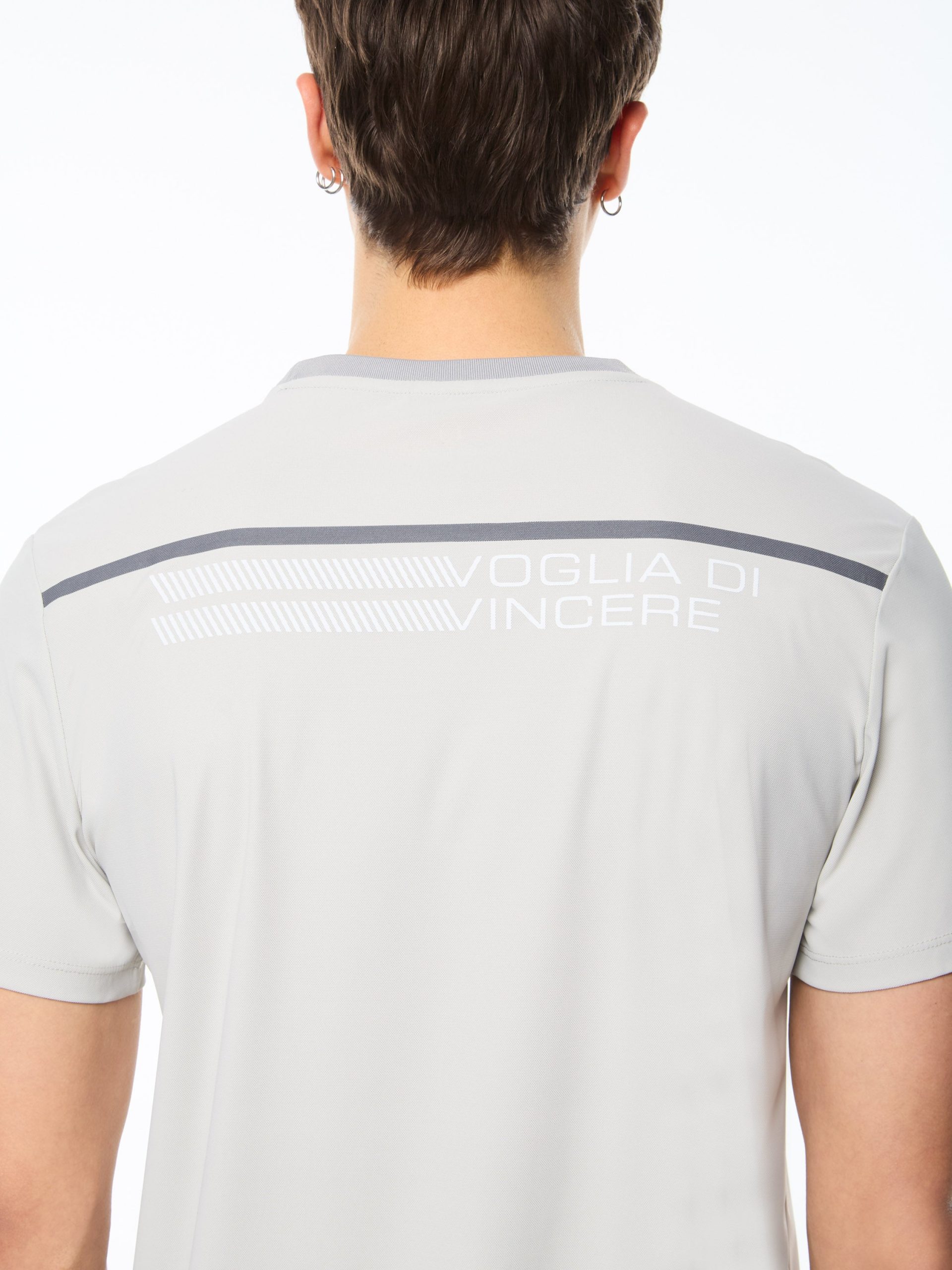 Campo Court T-Shirt- Quiet Grey - Image 6