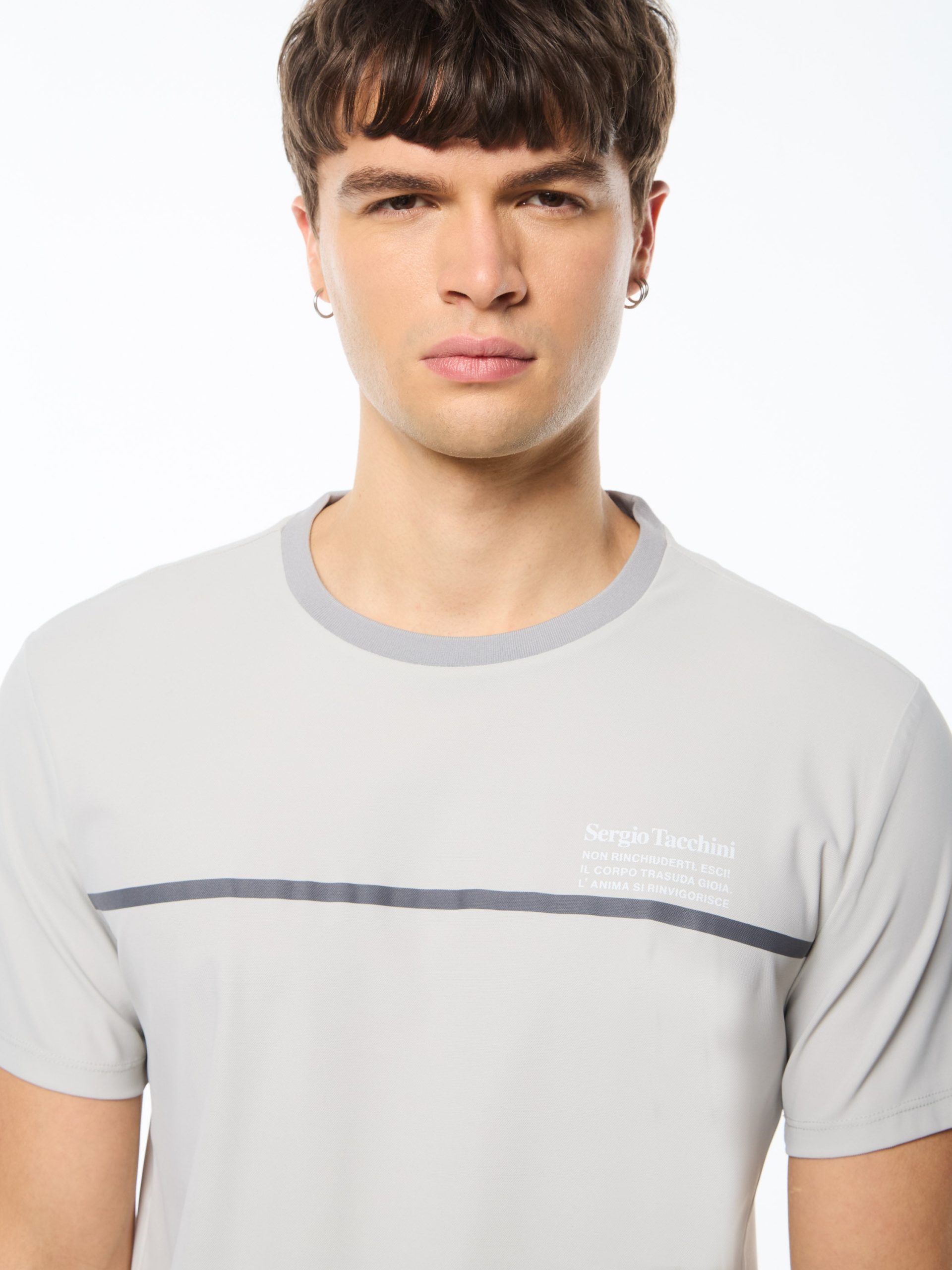 Campo Court T-Shirt- Quiet Grey - Image 7
