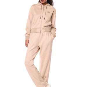 Women's Camoscio Hoodie- Humus