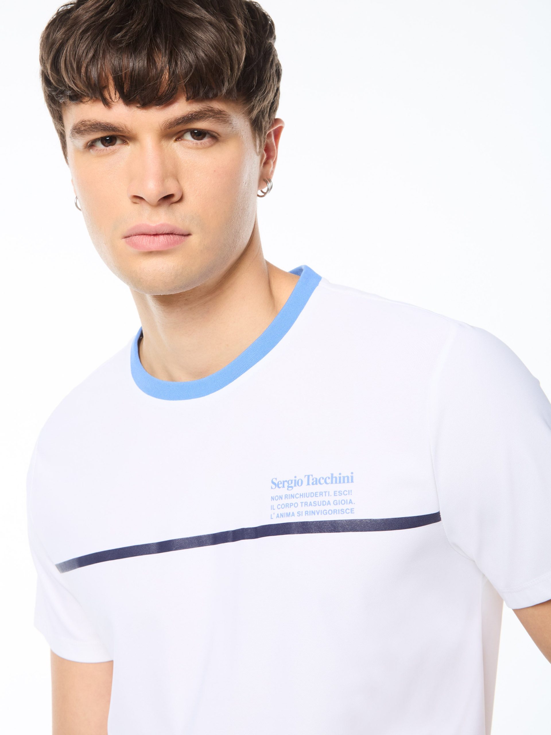 Campo Court T-Shirt- Brilliant White - Image 7