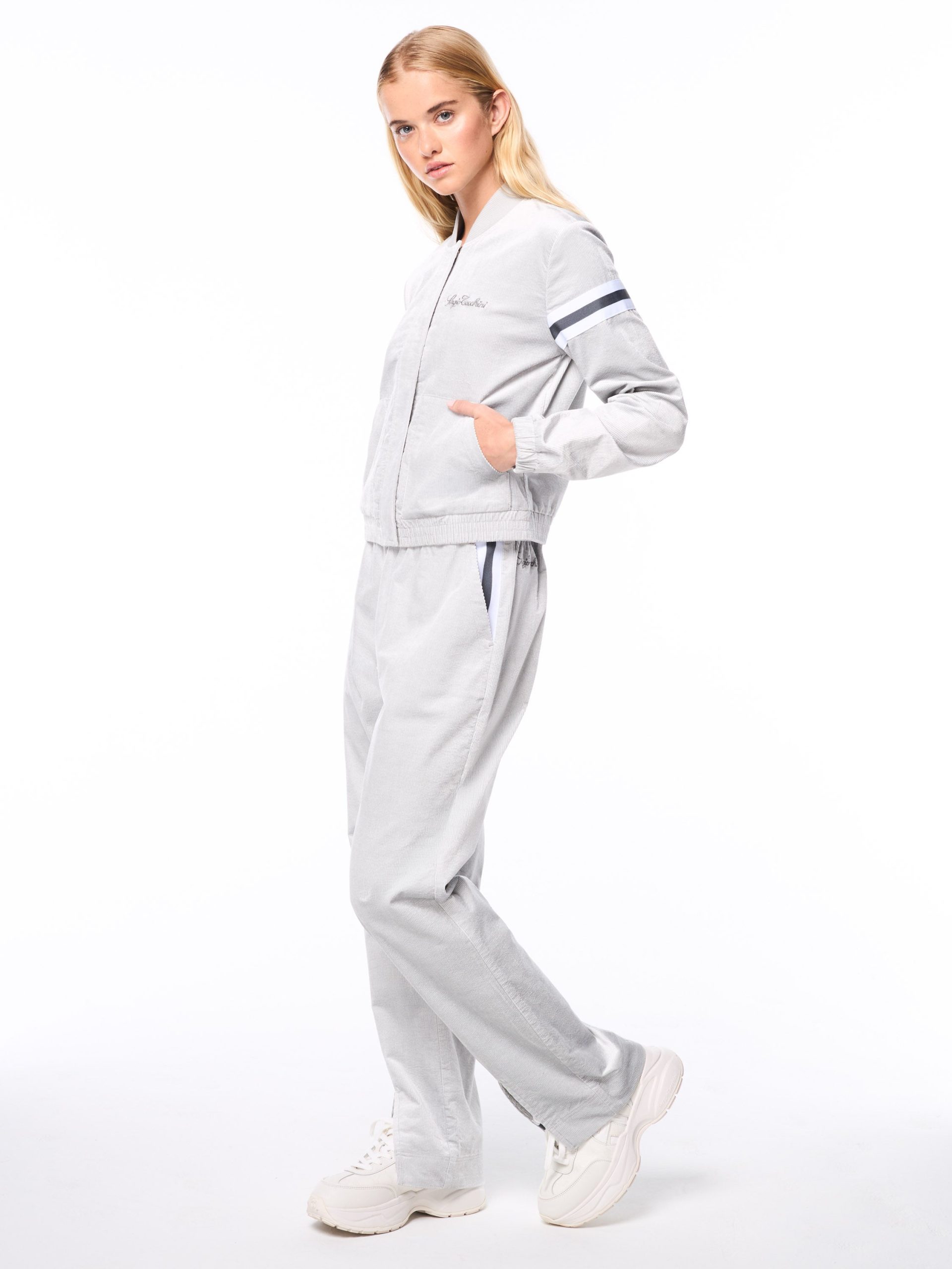 Women's Cordurato Track Jacket- Quiet Shade - Image 4