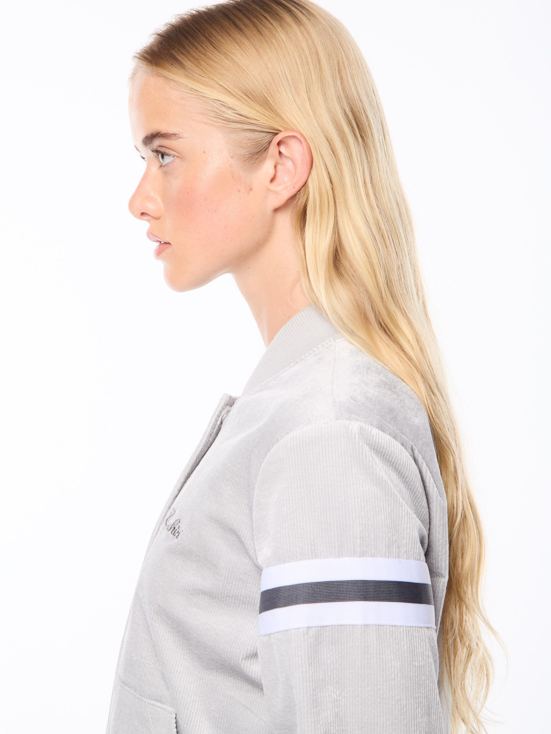 Women's Cordurato Track Jacket- Quiet Shade - Image 7