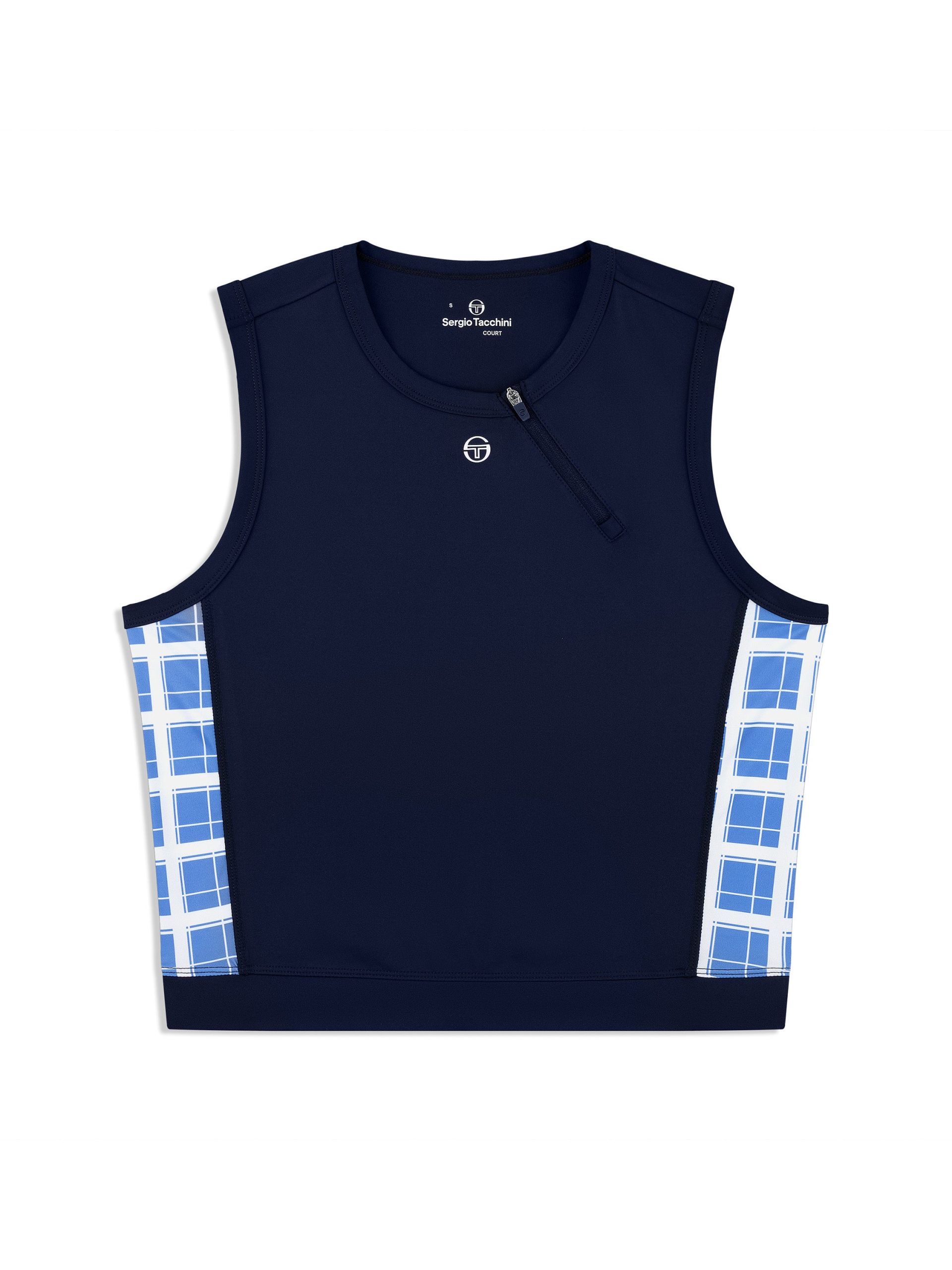 Lara Cropped Top- Maritime Blue - Image 2