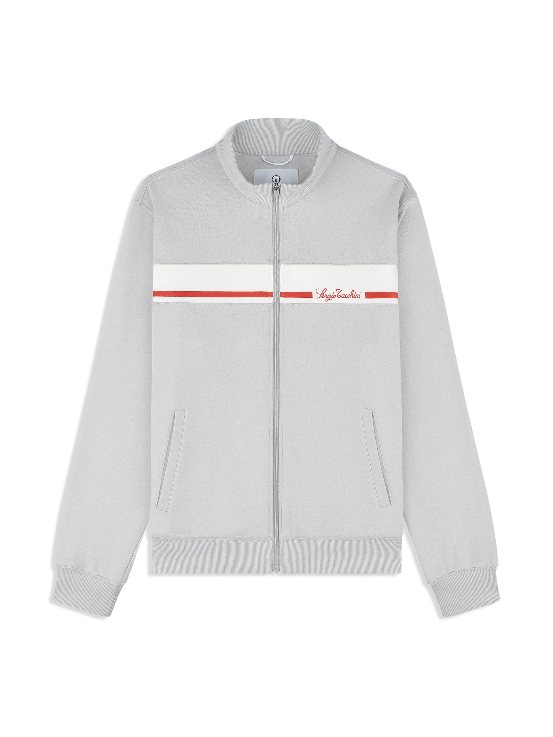 Cursivo Track Jacket- Quiet Grey - Image 2