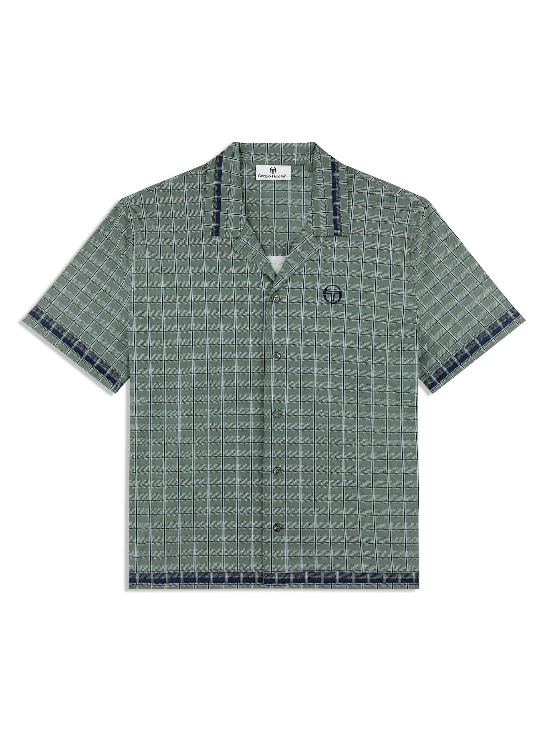Quadretto Cabana Shirt- Duck Green - Image 2