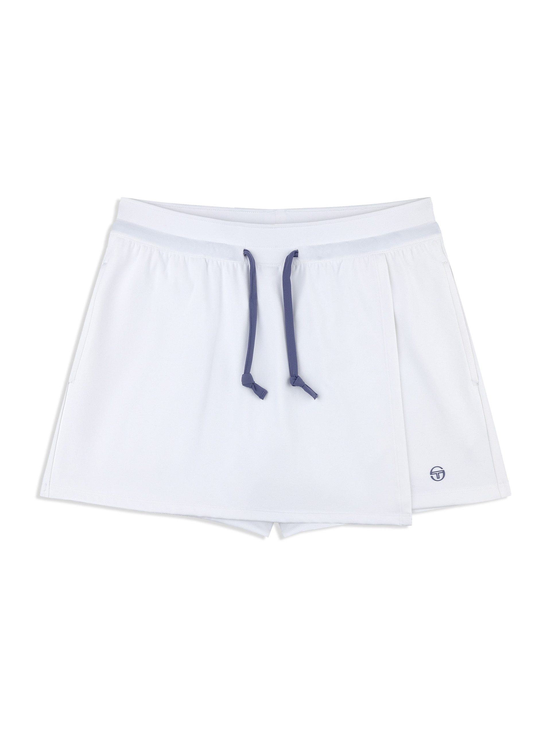 Agata Wrap Skort- Brilliant White - Image 2