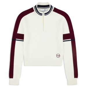Nota Knit Quarter Zip- Gardenia