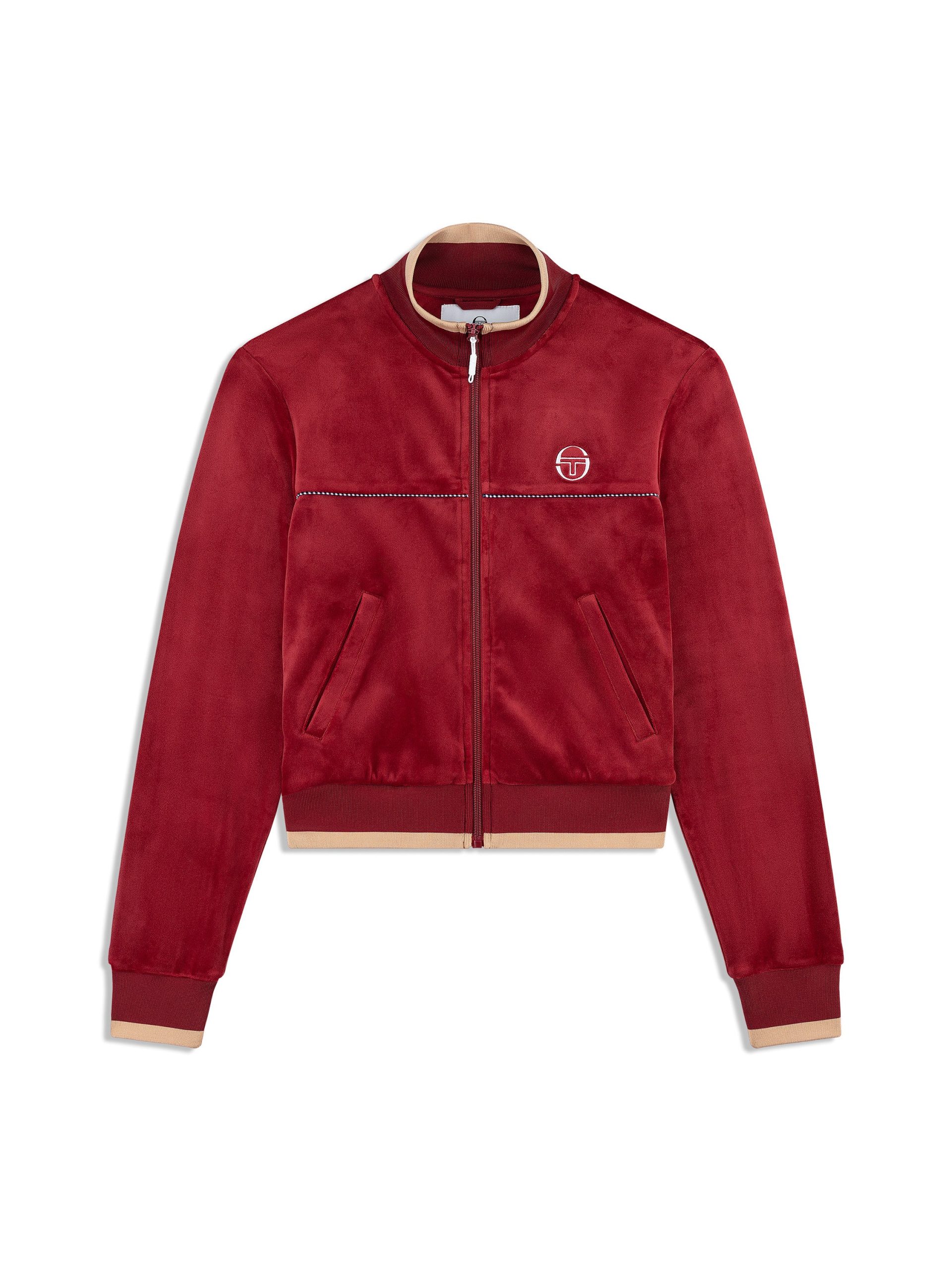 Leta Velour Jacket- Rhubarb - Image 2