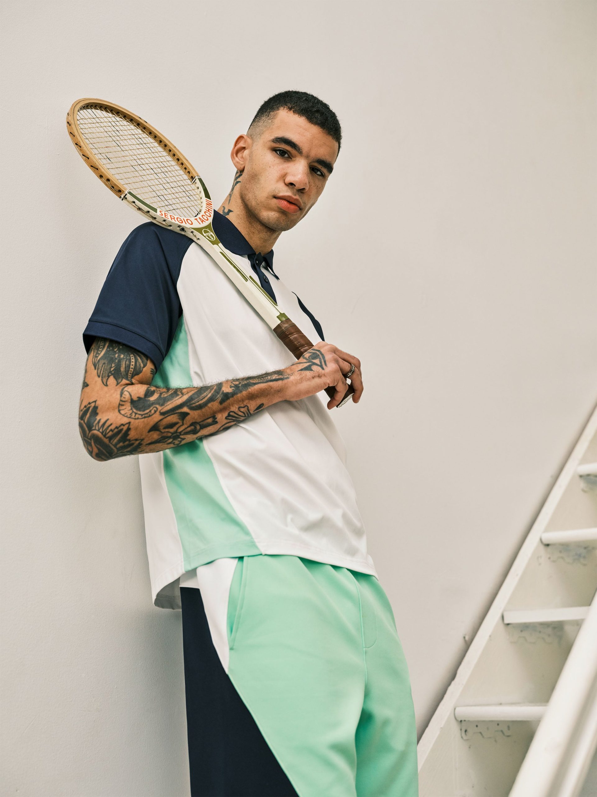 Pagia Court Polo- Green Ash - Image 3