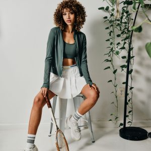 Delfina Skort- Brilliant White