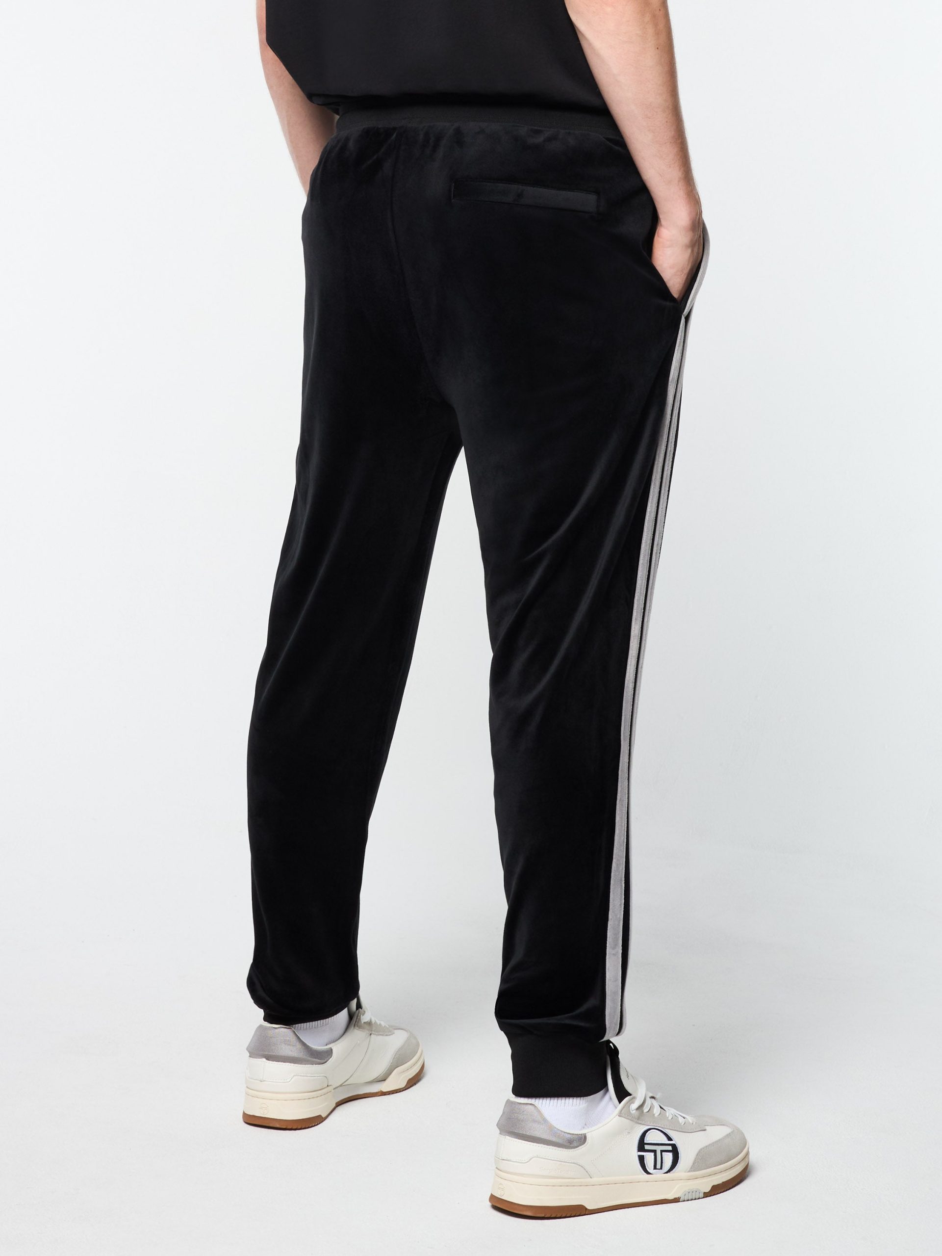 Damarindo Velour Track Pant- Black Beauty - Image 4