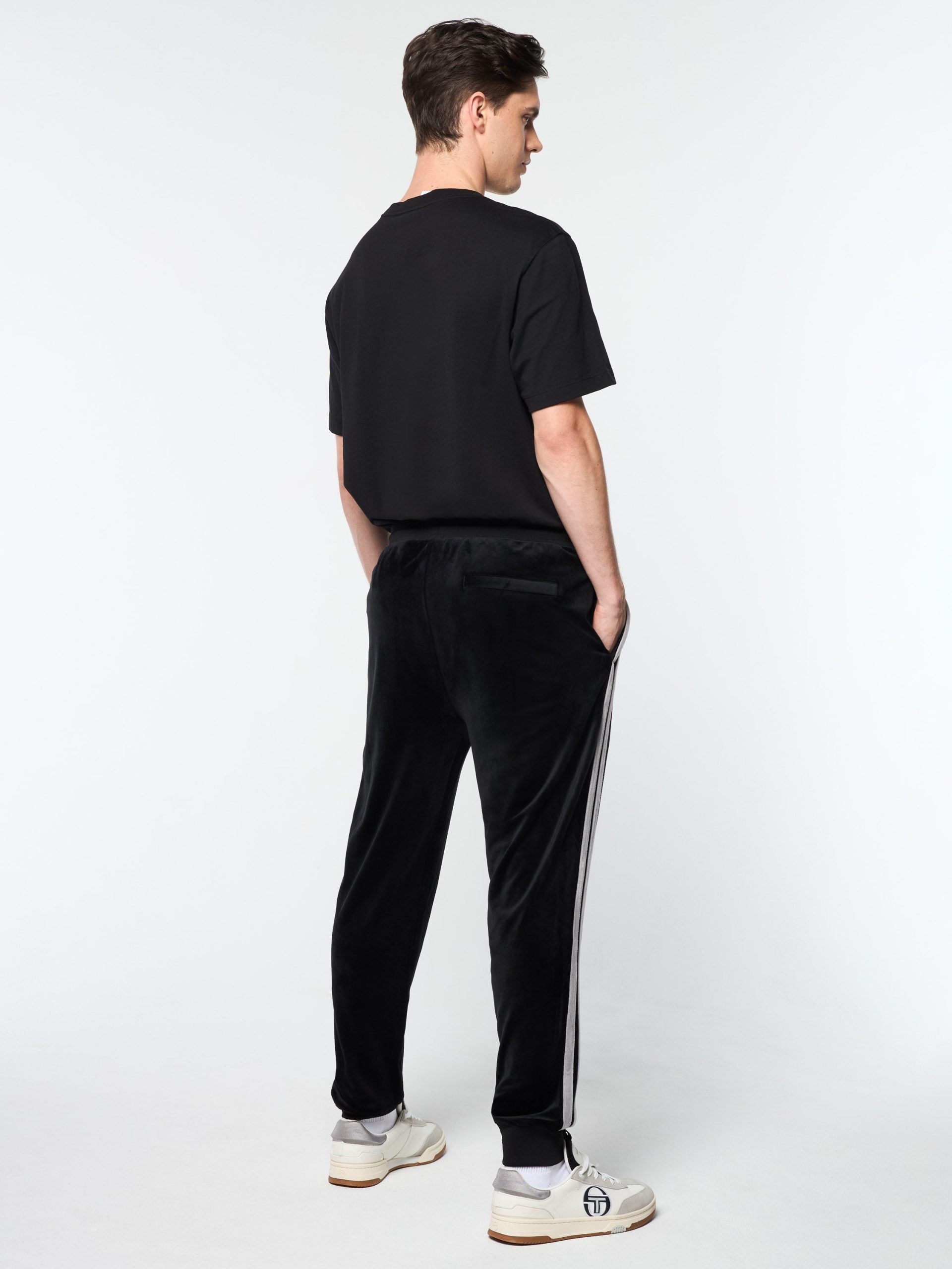 Damarindo Velour Track Pant- Black Beauty - Image 5