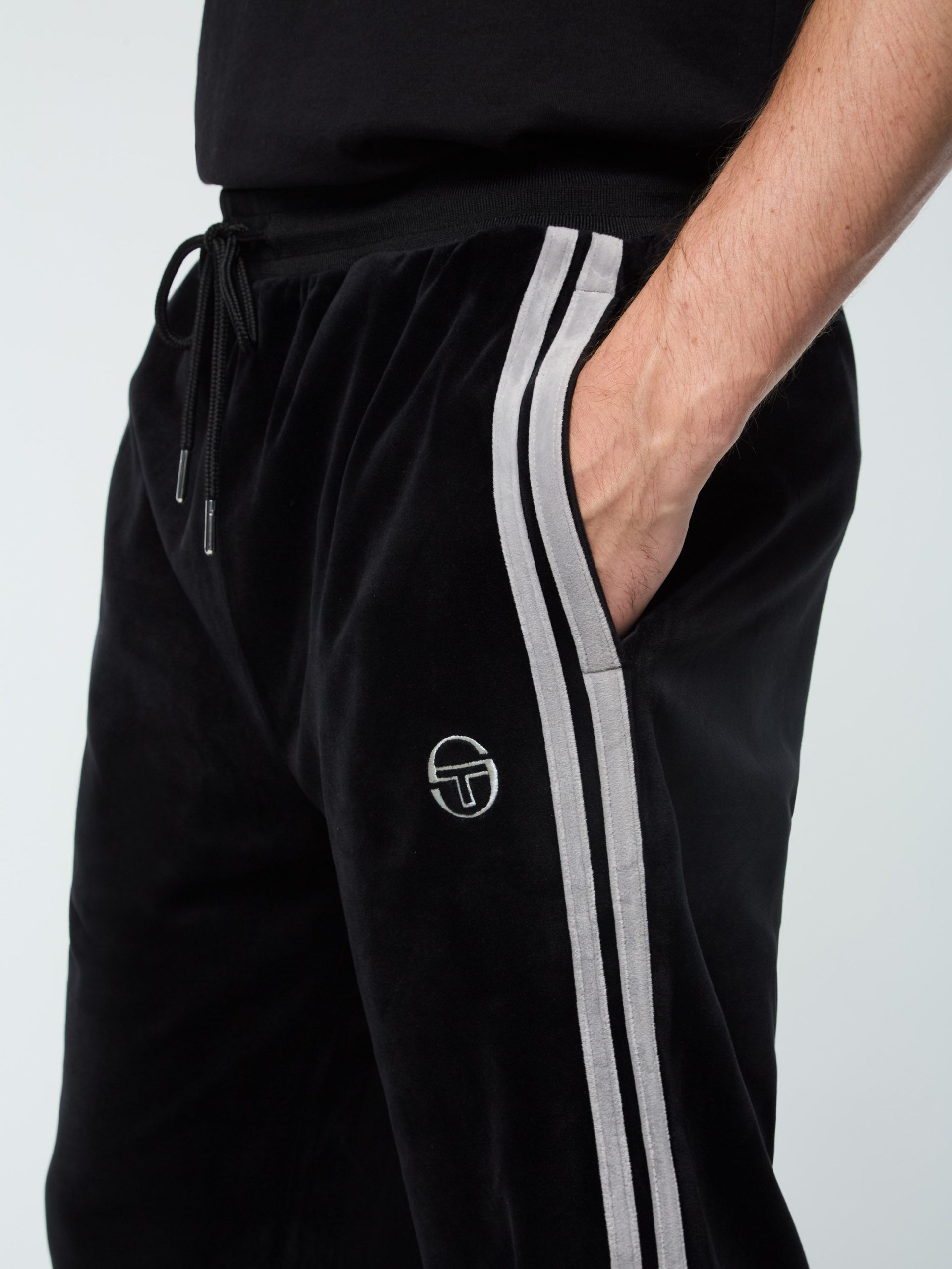 Damarindo Velour Track Pant- Black Beauty - Image 8