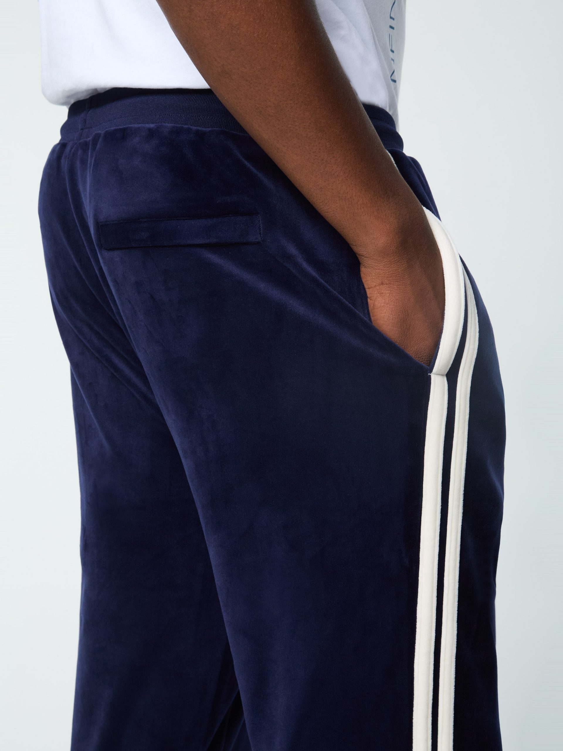 Damarindo Velour Track Pant- Maritime Blue - Image 6