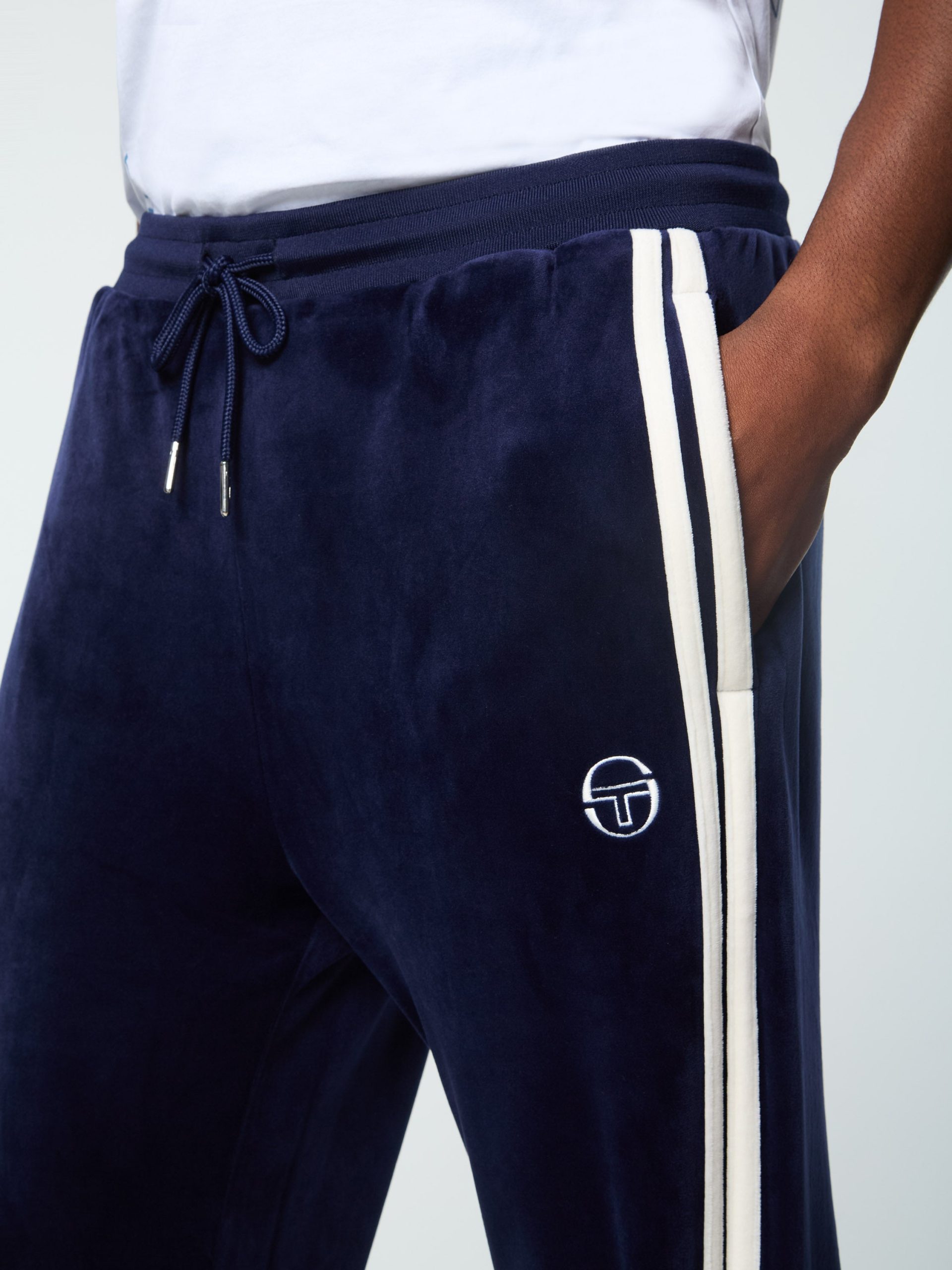 Damarindo Velour Track Pant- Maritime Blue - Image 7