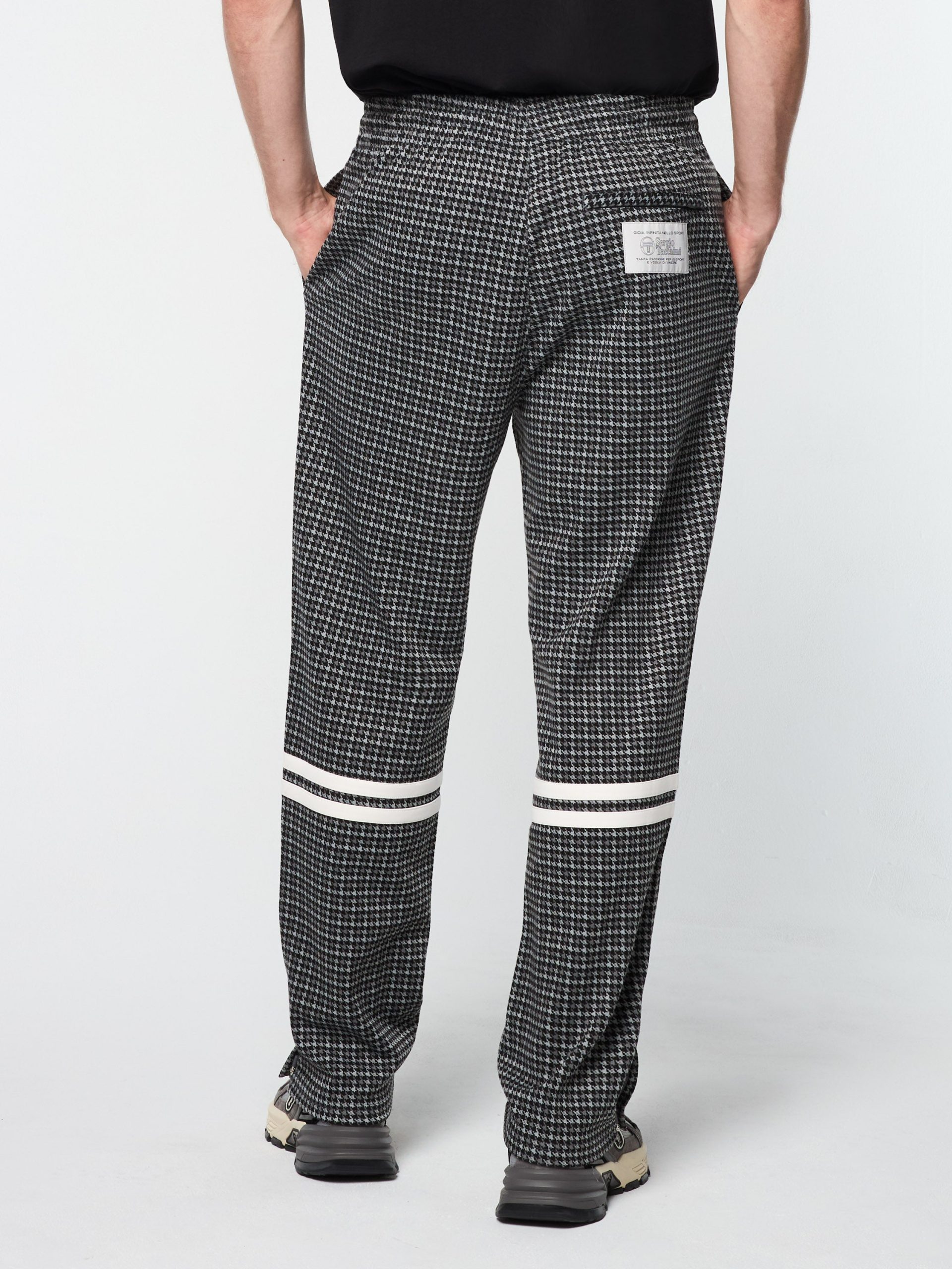 Dallas Houndstooth Track Pant- Black Beauty - Image 6
