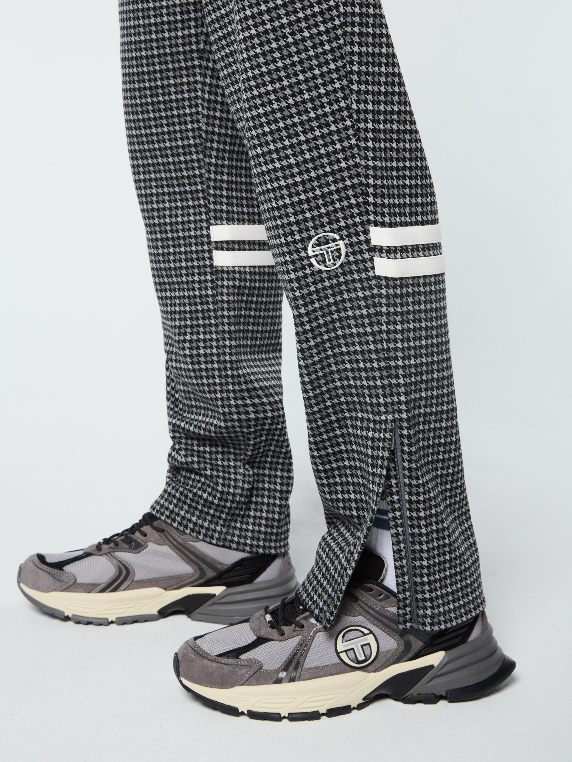 Dallas Houndstooth Track Pant- Black Beauty - Image 10