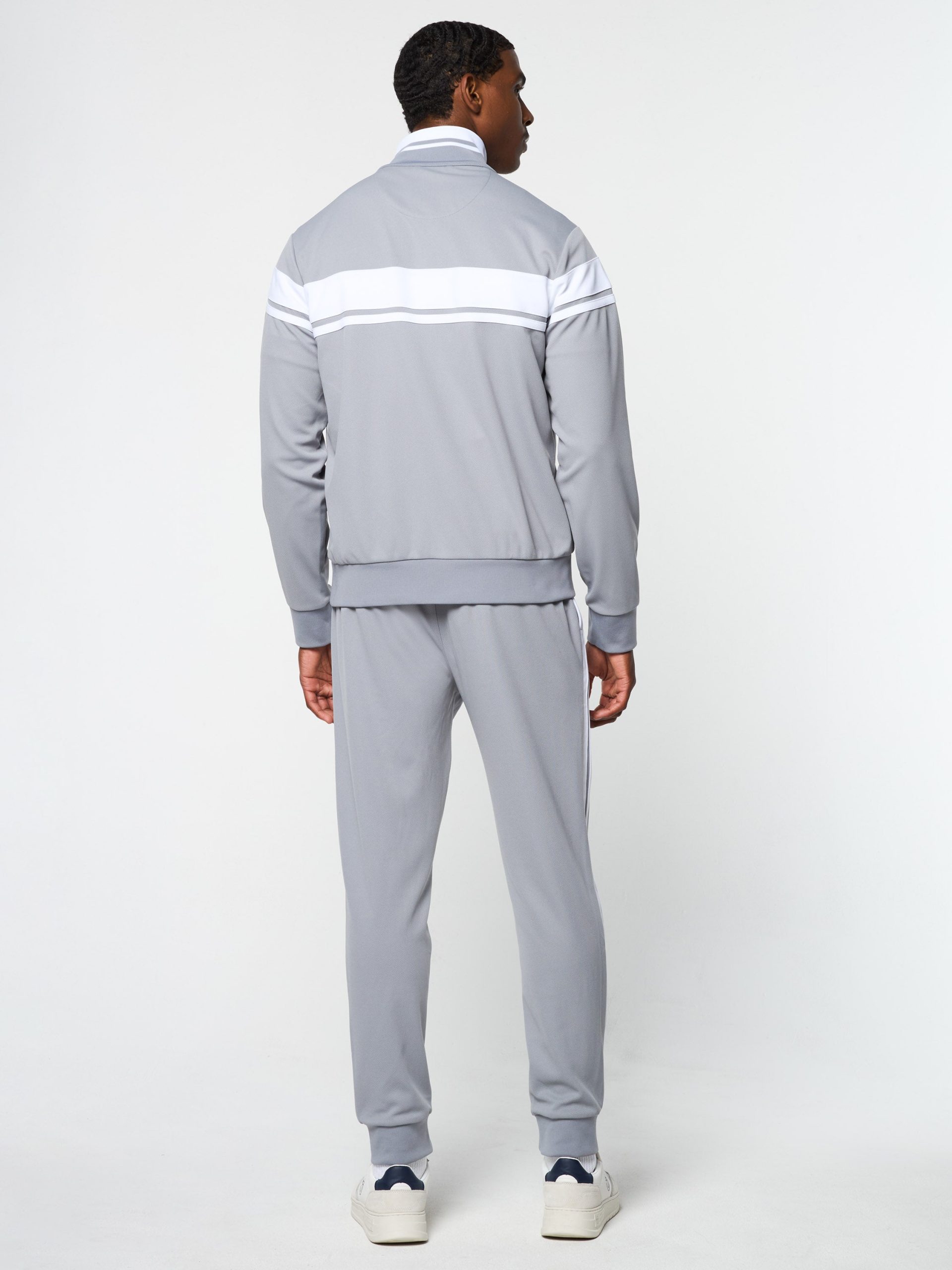 Damarindo Track Jacket Archivio- Sleet/ White - Image 7