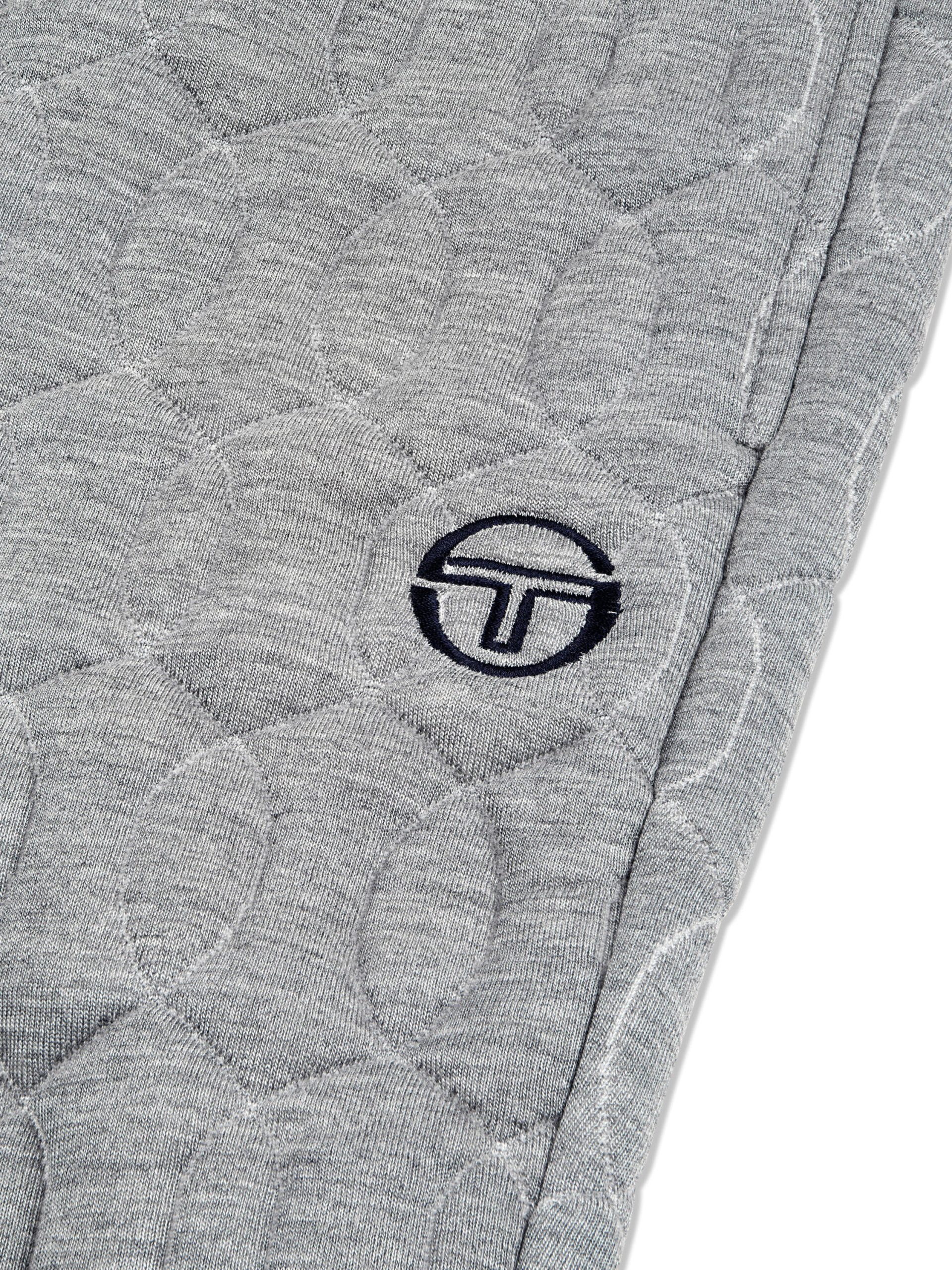 Aversa Quilted Sweatpant- Light Heather Grey - Image 4