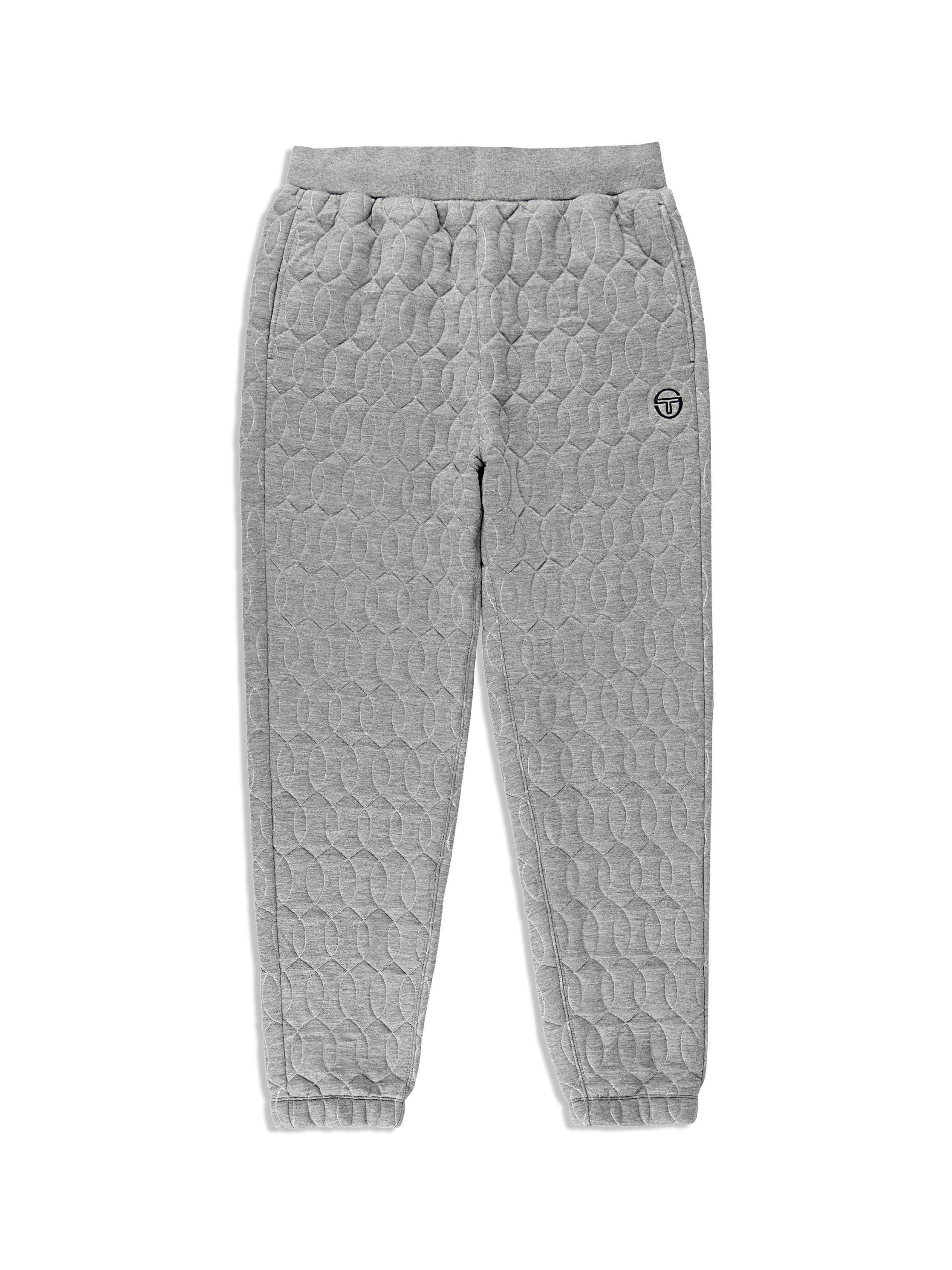 Aversa Quilted Sweatpant- Light Heather Grey - Image 2