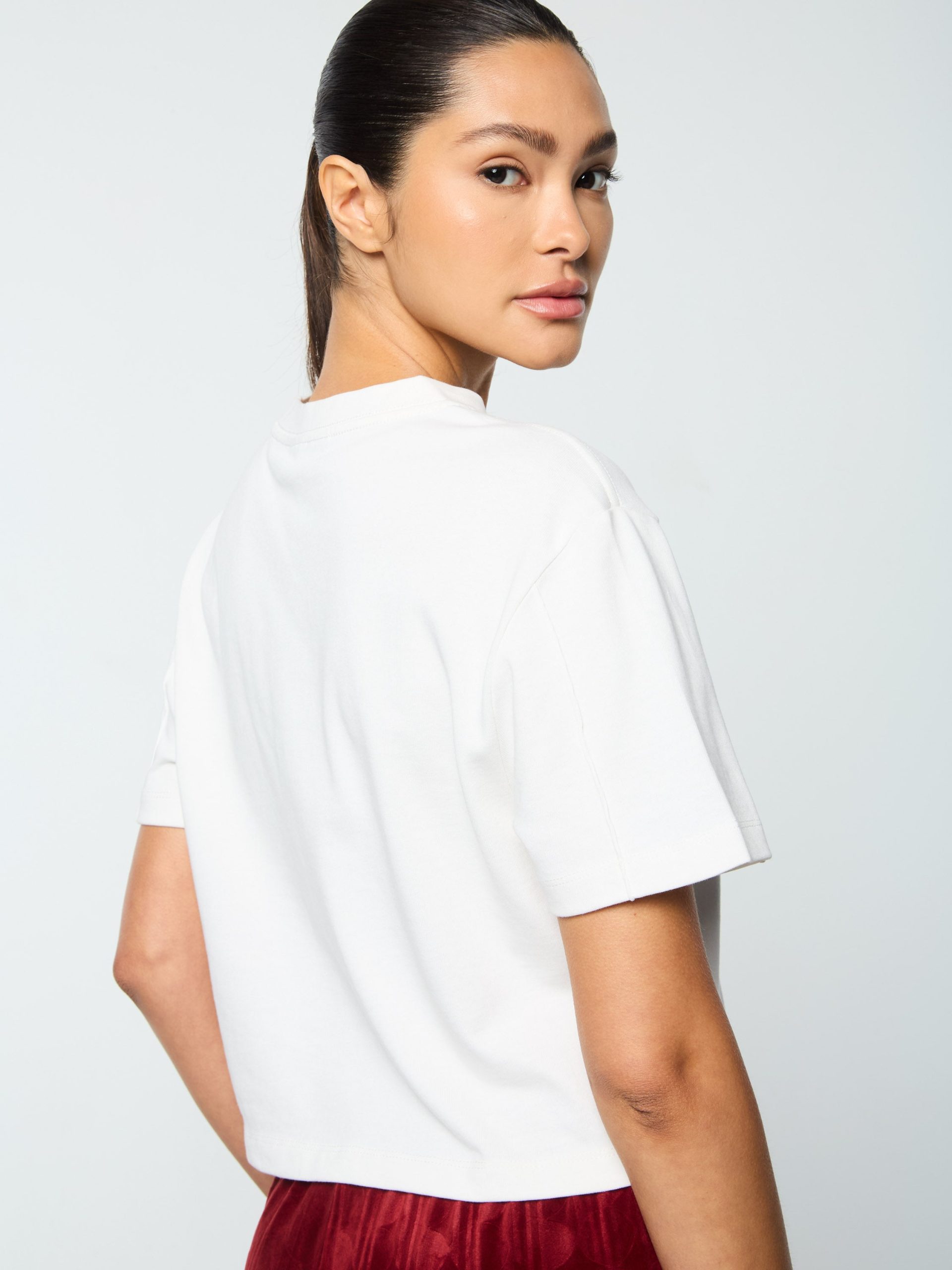 Amore Crop T-Shirt- Gardenia - Image 6