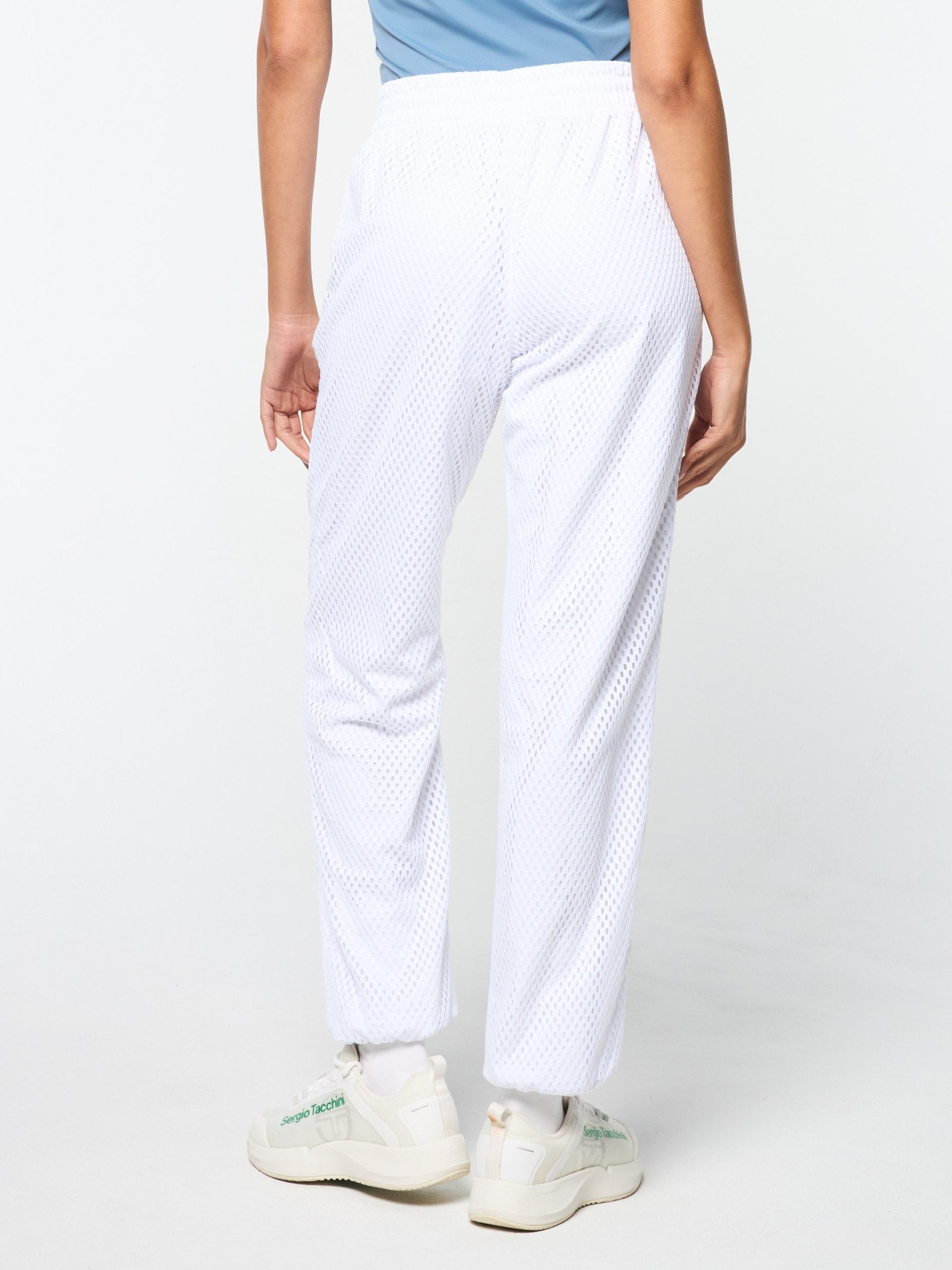 Adria Mesh Track Pant- Brilliant White - Image 4
