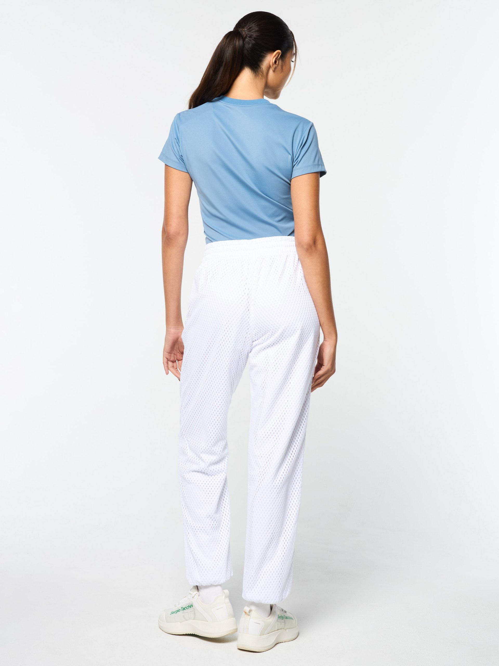 Adria Mesh Track Pant- Brilliant White - Image 5