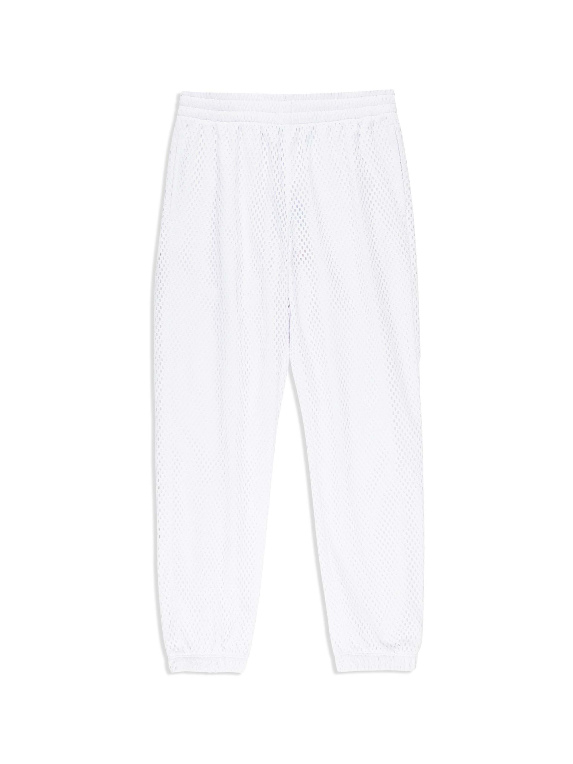 Adria Mesh Track Pant- Brilliant White - Image 2