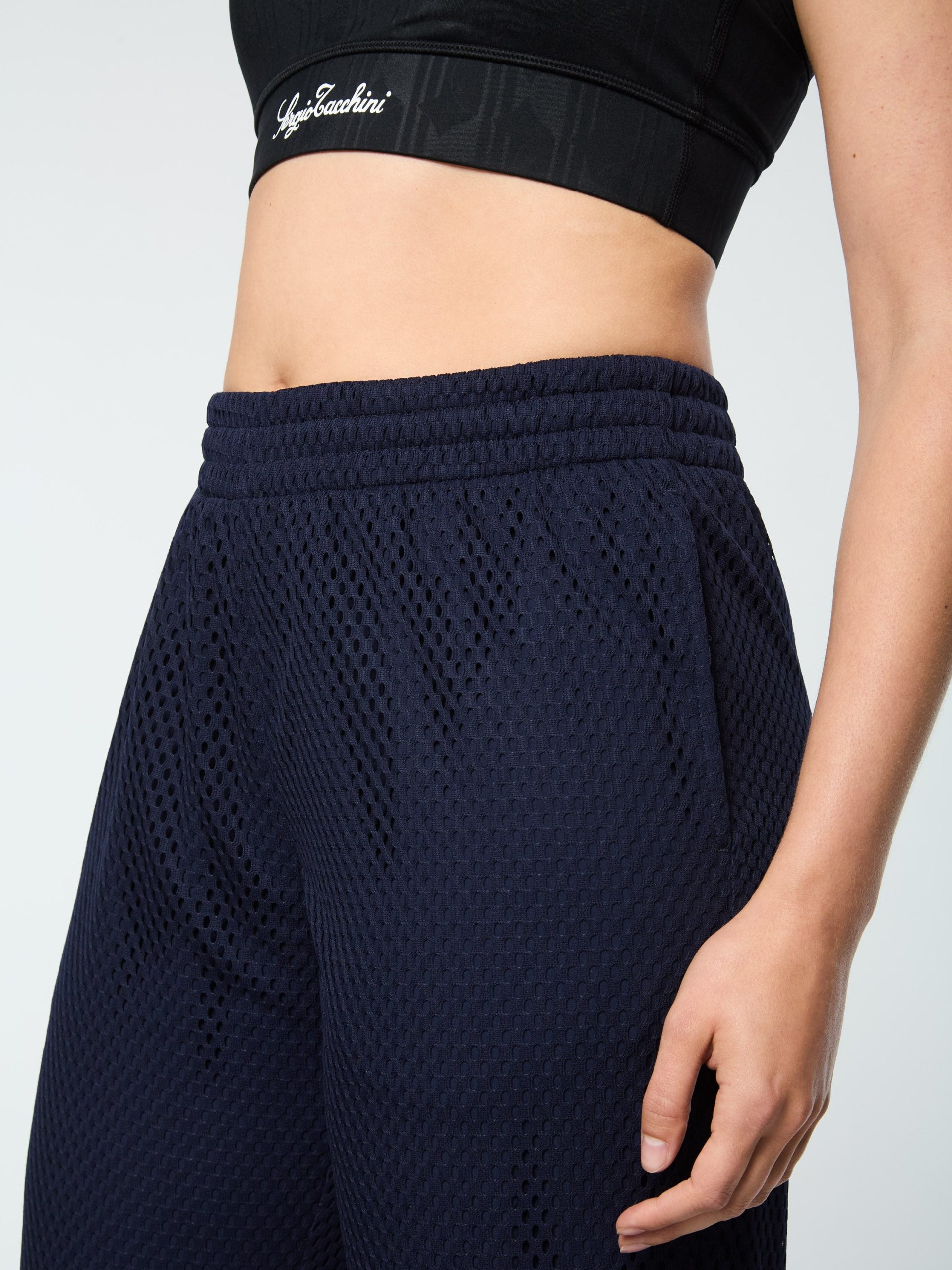 Adria Mesh Track Pant- Maritime Blue - Image 7