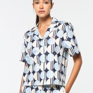 Brikette Cabana Shirt- Maritime Blue