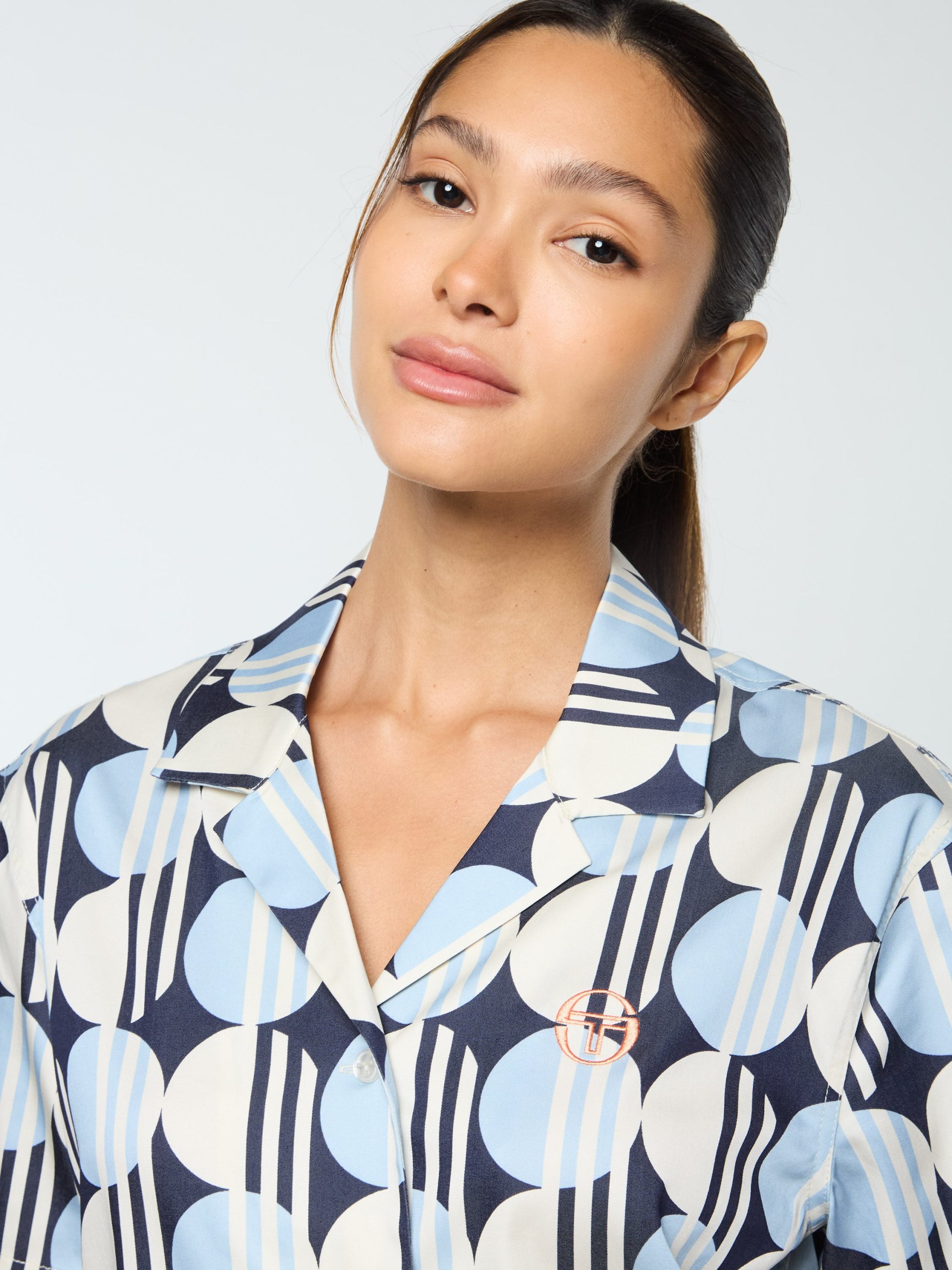 Brikette Cabana Shirt- Maritime Blue - Image 7