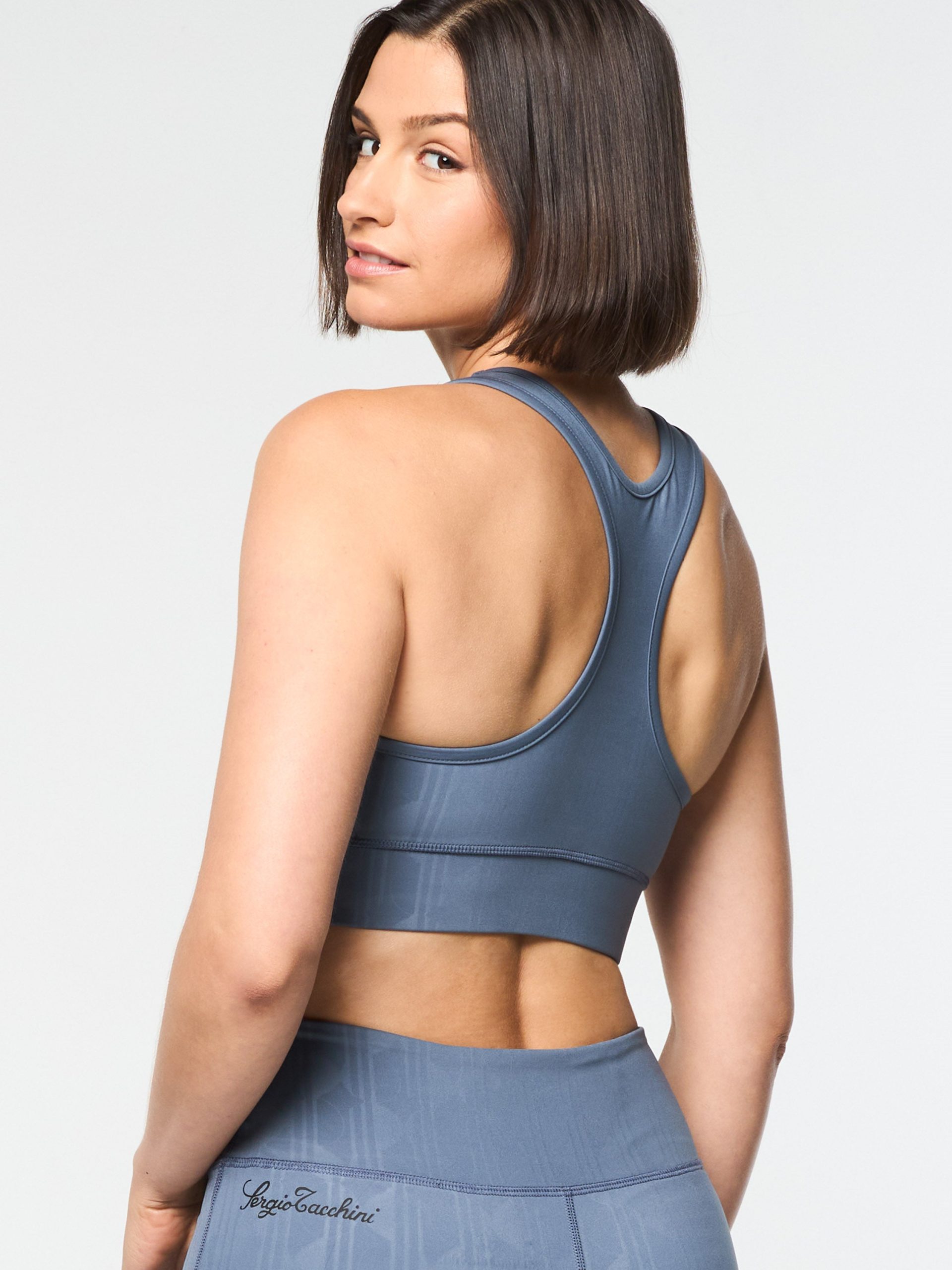 Viano Printed Sports Bra- Grisaille - Image 7