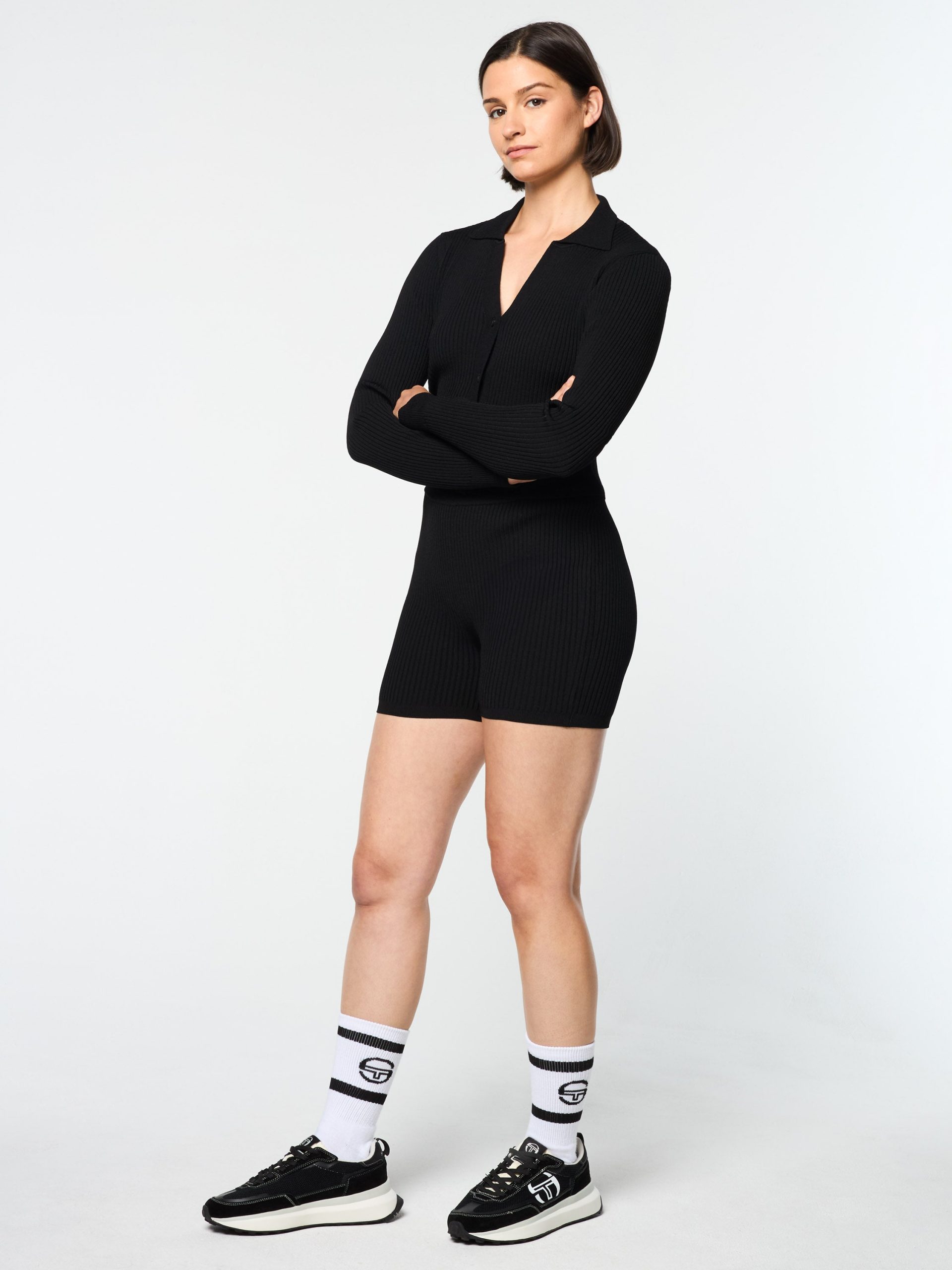 Magreta Rib Cardigan- Black Beauty - Image 5
