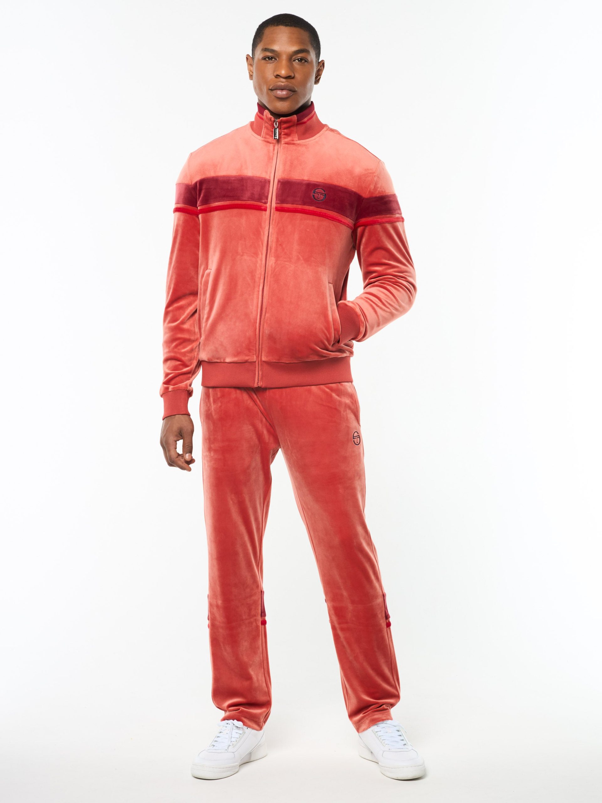 Damarindo Velour Track Jacket- Hot Sauce - Image 3