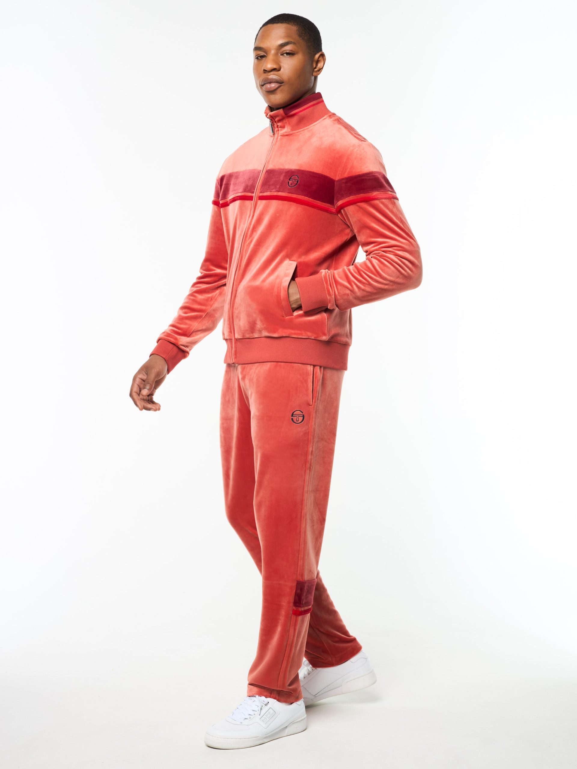 Damarindo Velour Track Jacket- Hot Sauce - Image 4