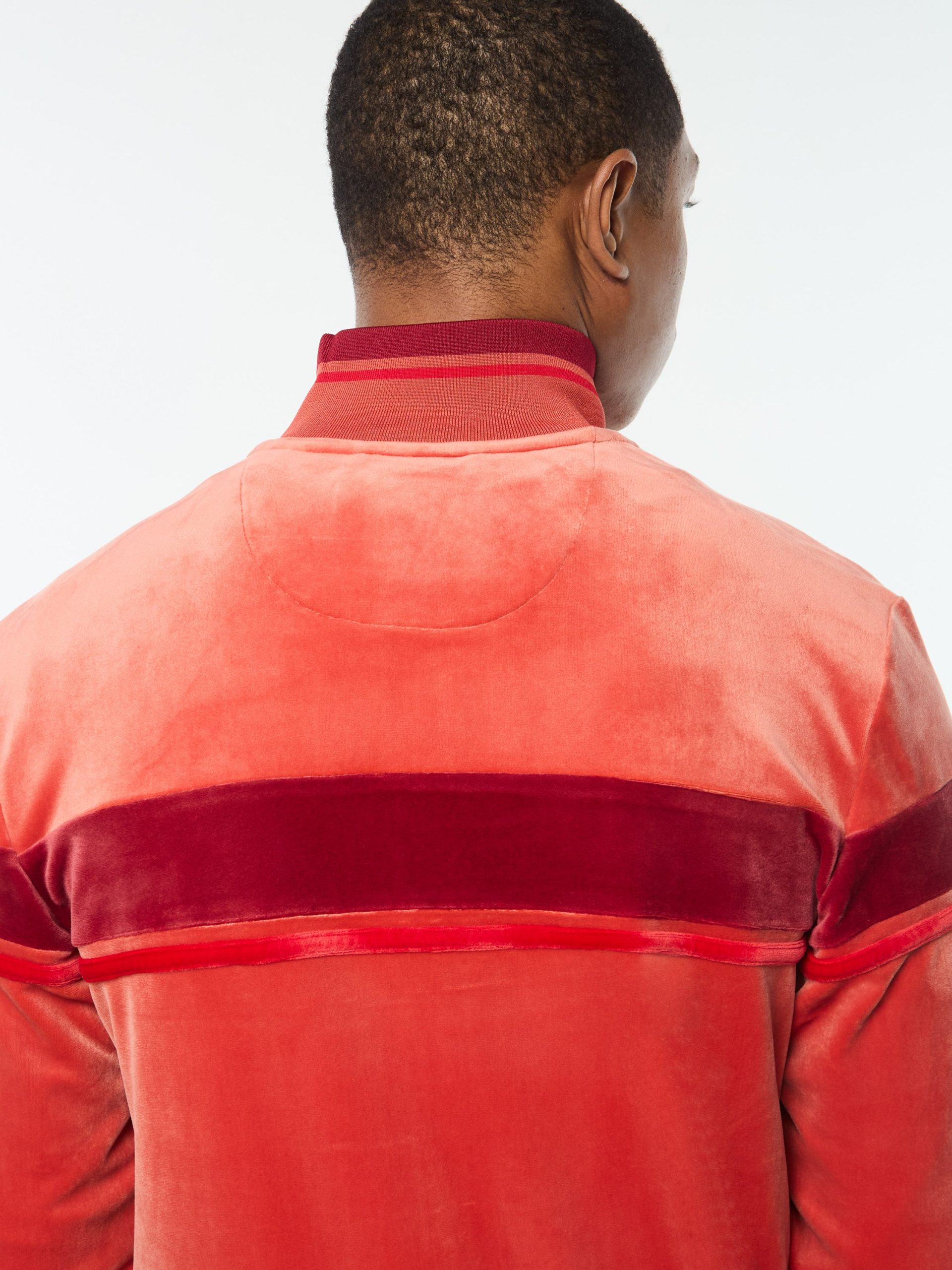 Damarindo Velour Track Jacket- Hot Sauce - Image 6