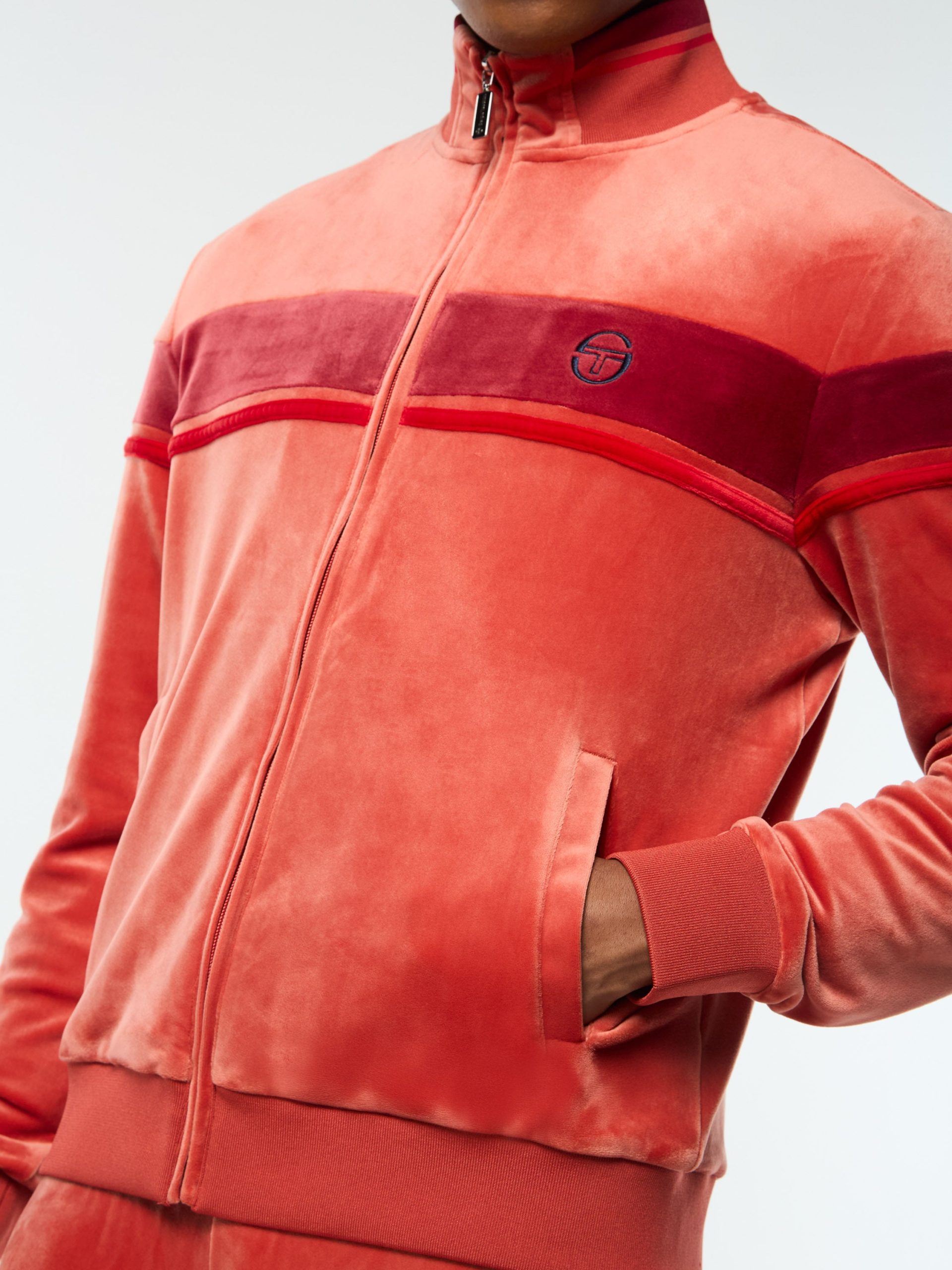 Damarindo Velour Track Jacket- Hot Sauce - Image 7