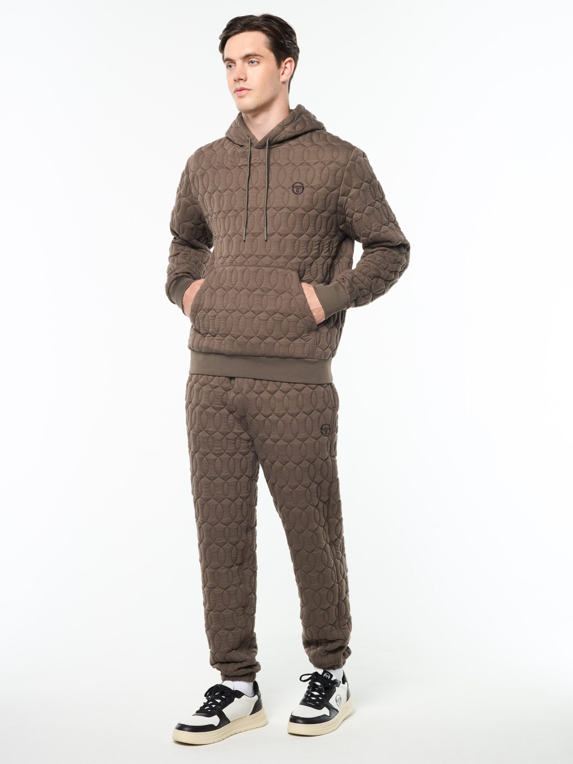 Aversa Quilted Hoodie- Morel - Image 4