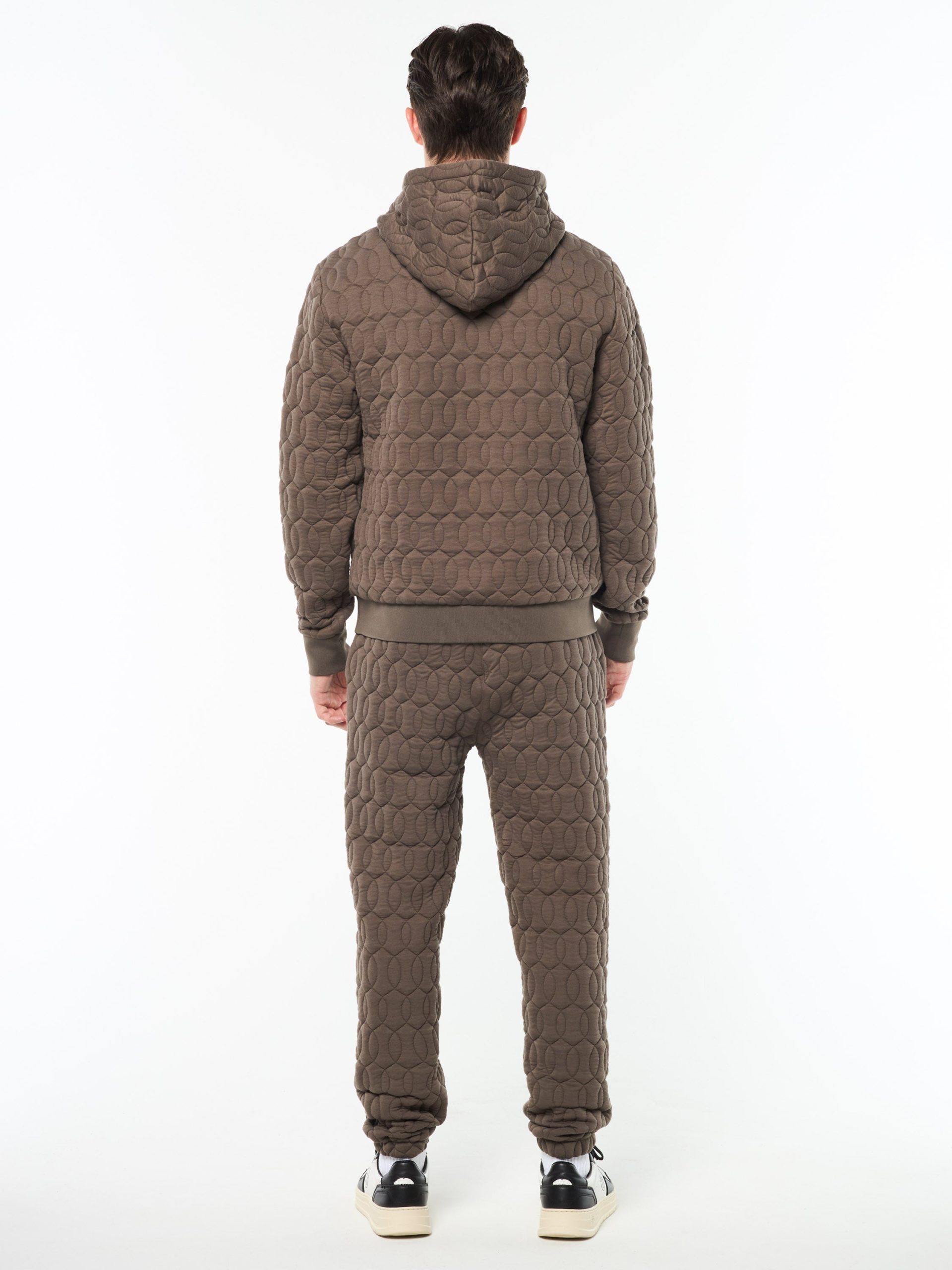 Aversa Quilted Hoodie- Morel - Image 5