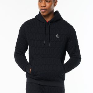 Aversa Quilted Hoodie- Black Beauty