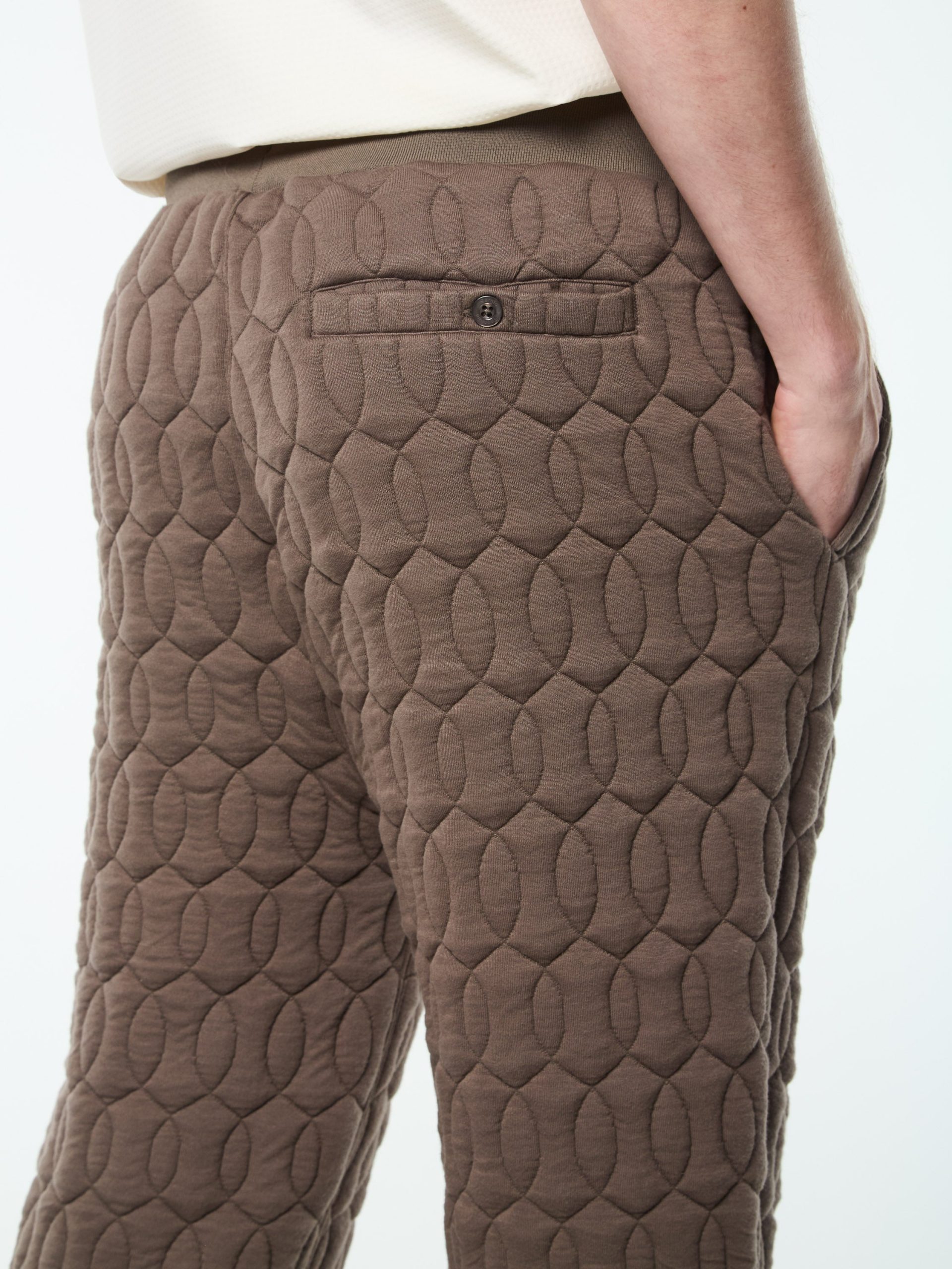 Aversa Quilted Sweatpant- Morel - Image 6