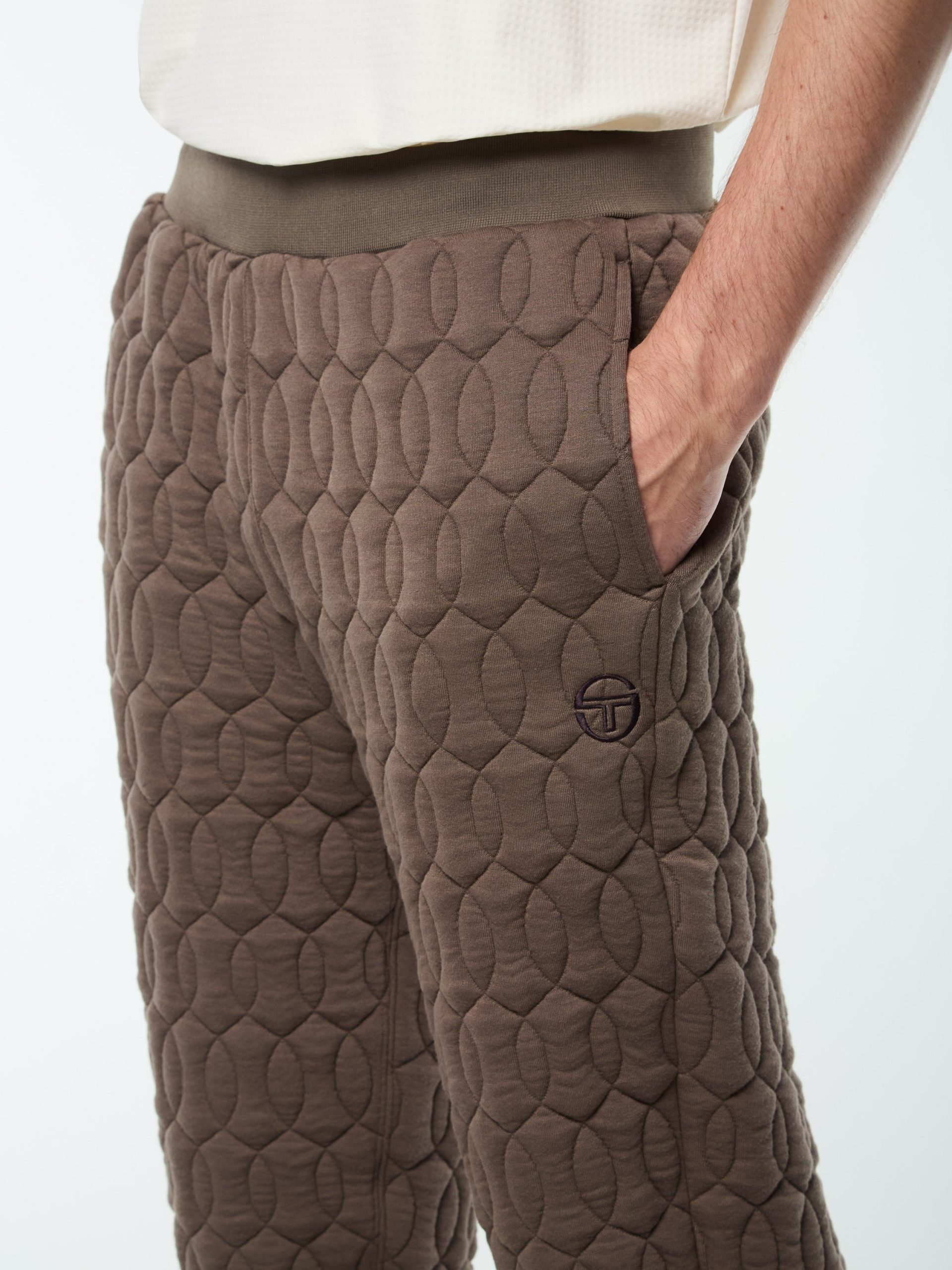 Aversa Quilted Sweatpant- Morel - Image 7