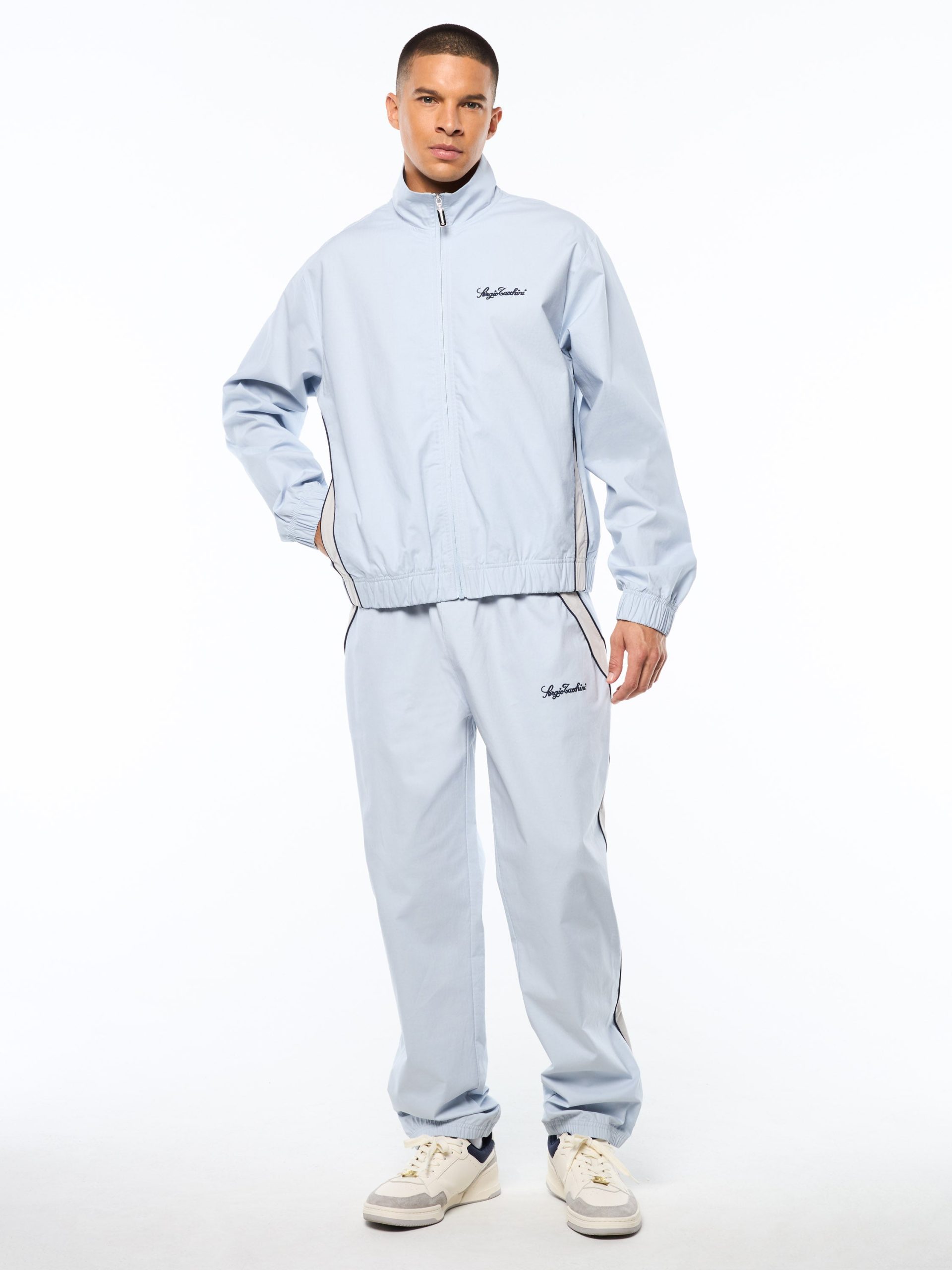 Fiamma Track Jacket- Baby Blue - Image 4