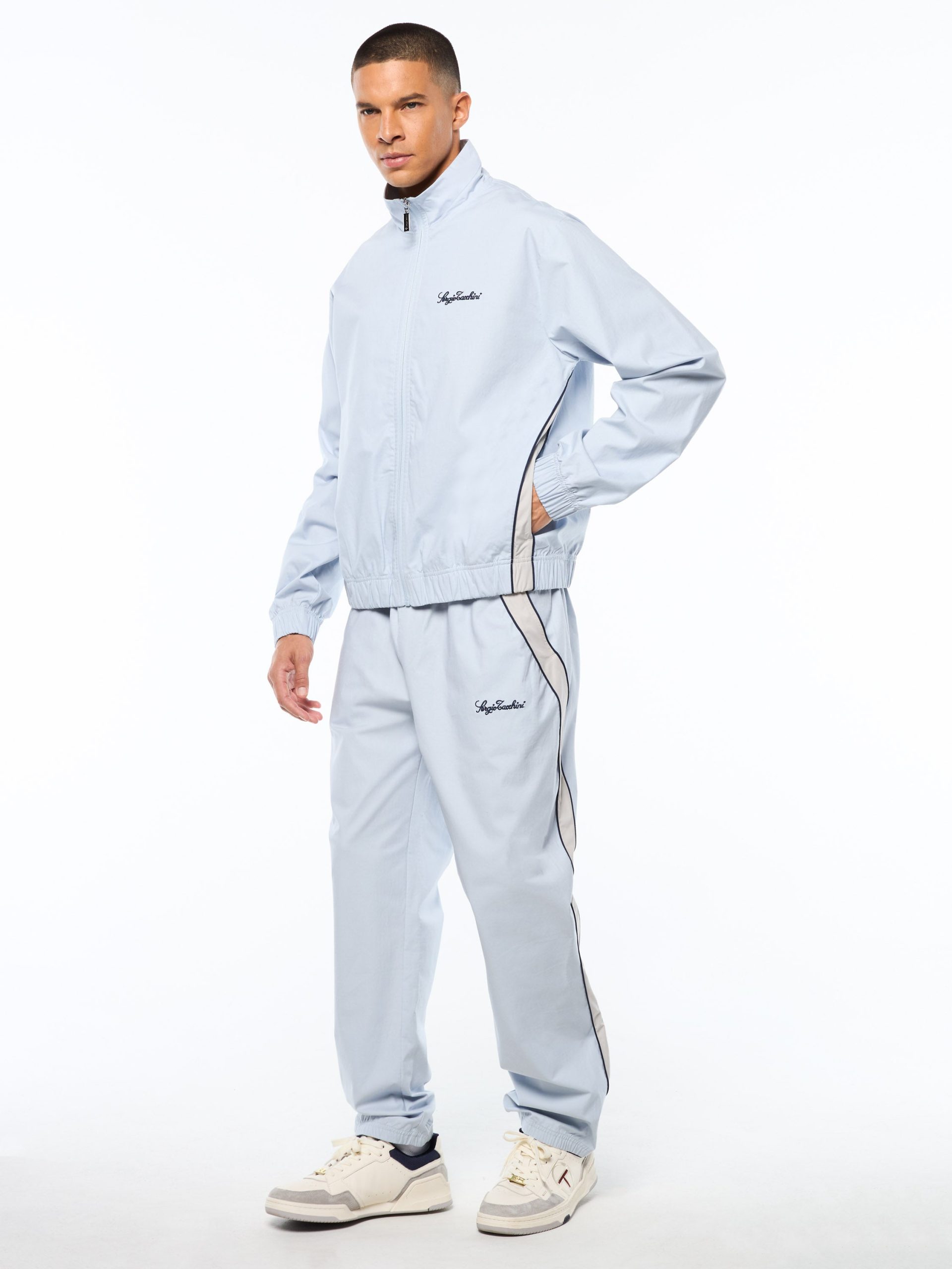 Fiamma Track Jacket- Baby Blue - Image 5