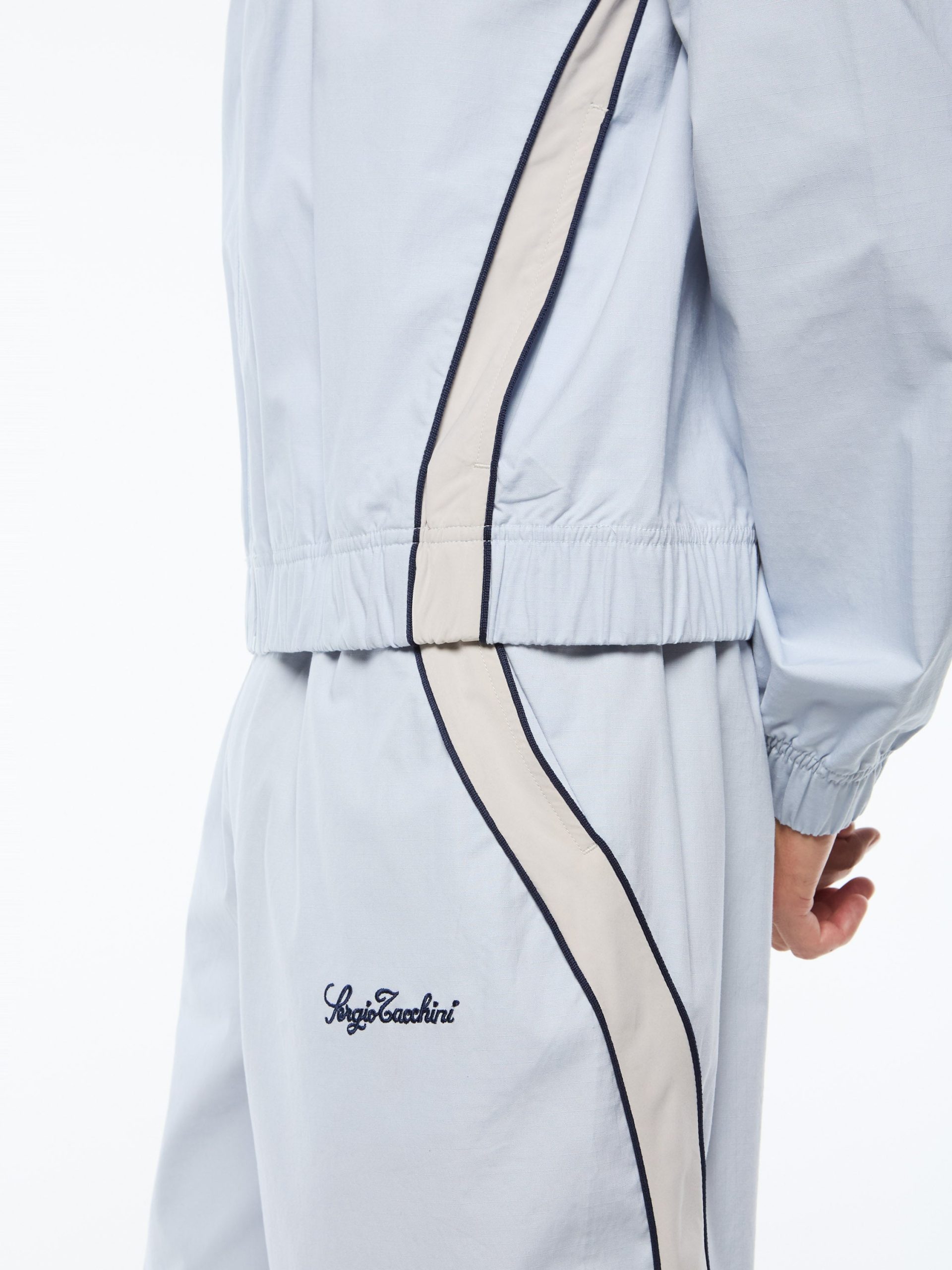 Fiamma Track Jacket- Baby Blue - Image 3