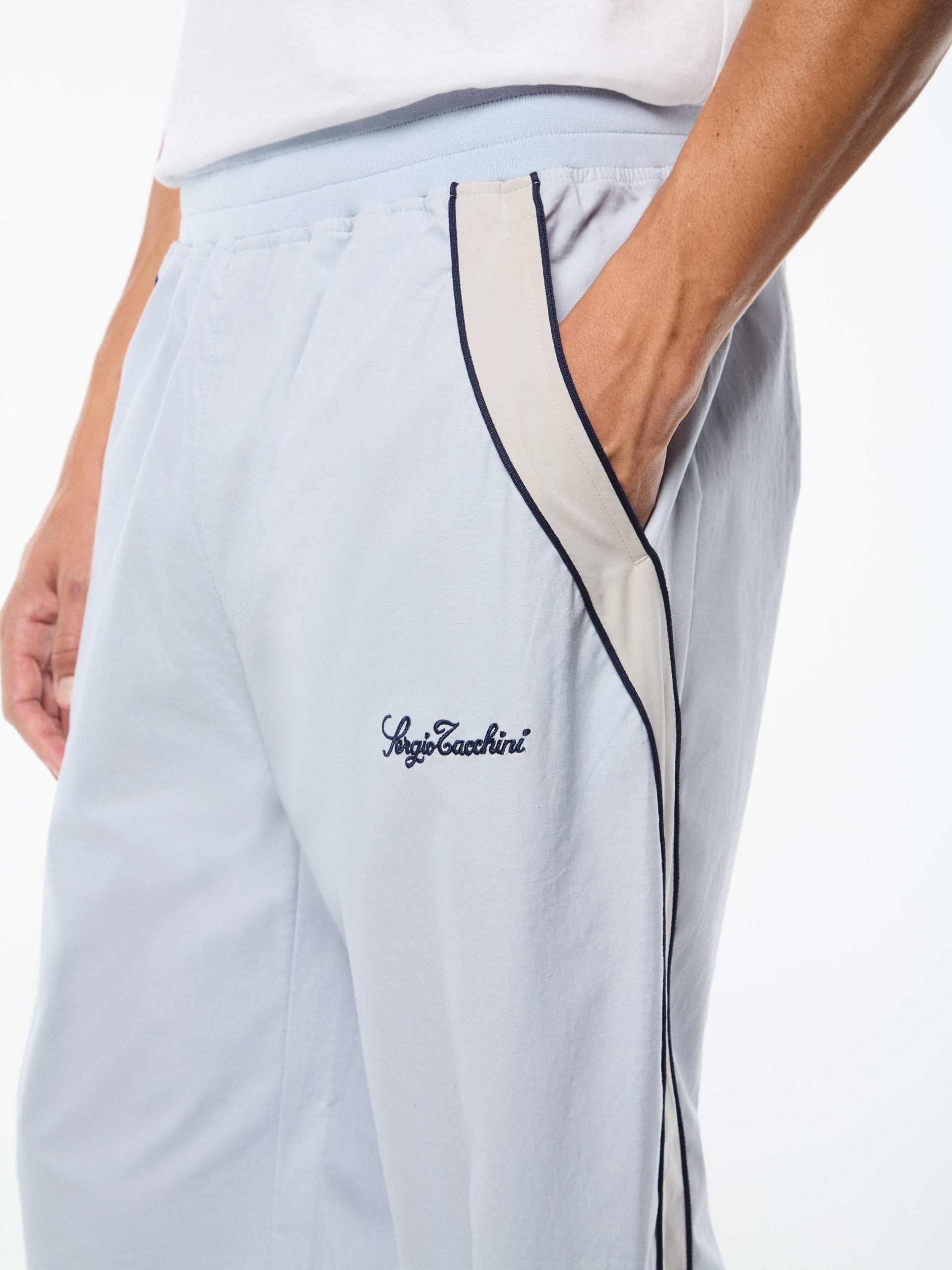 Fiamma Track Pant- Baby Blue - Image 7