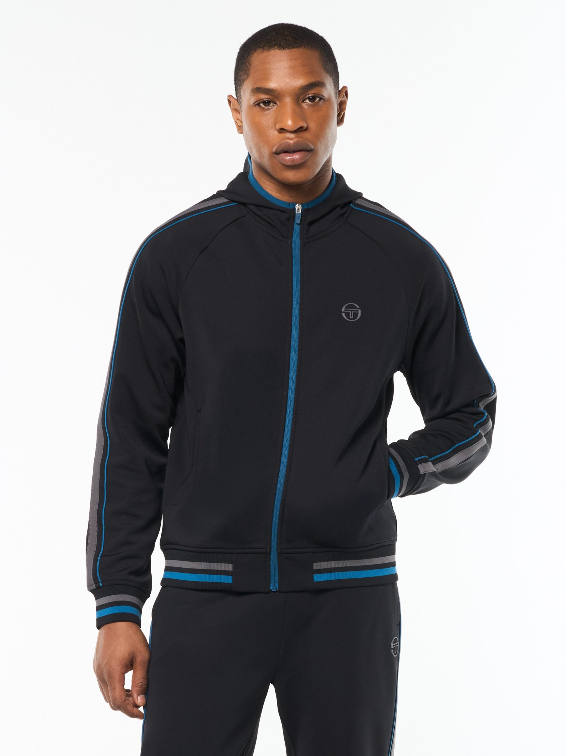 Pietro Track Jacket- Black Beauty